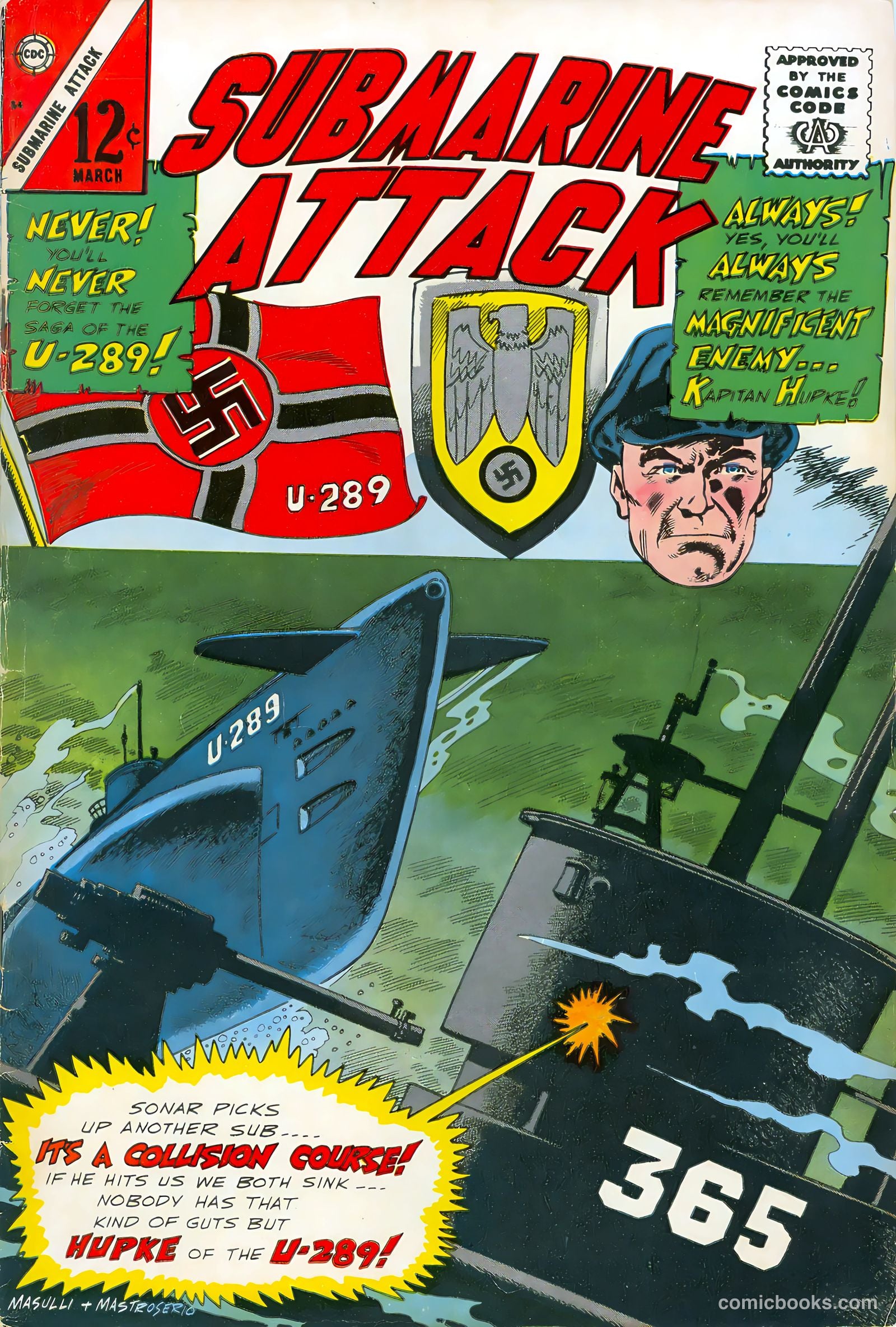 Submarine Attack #54 cover