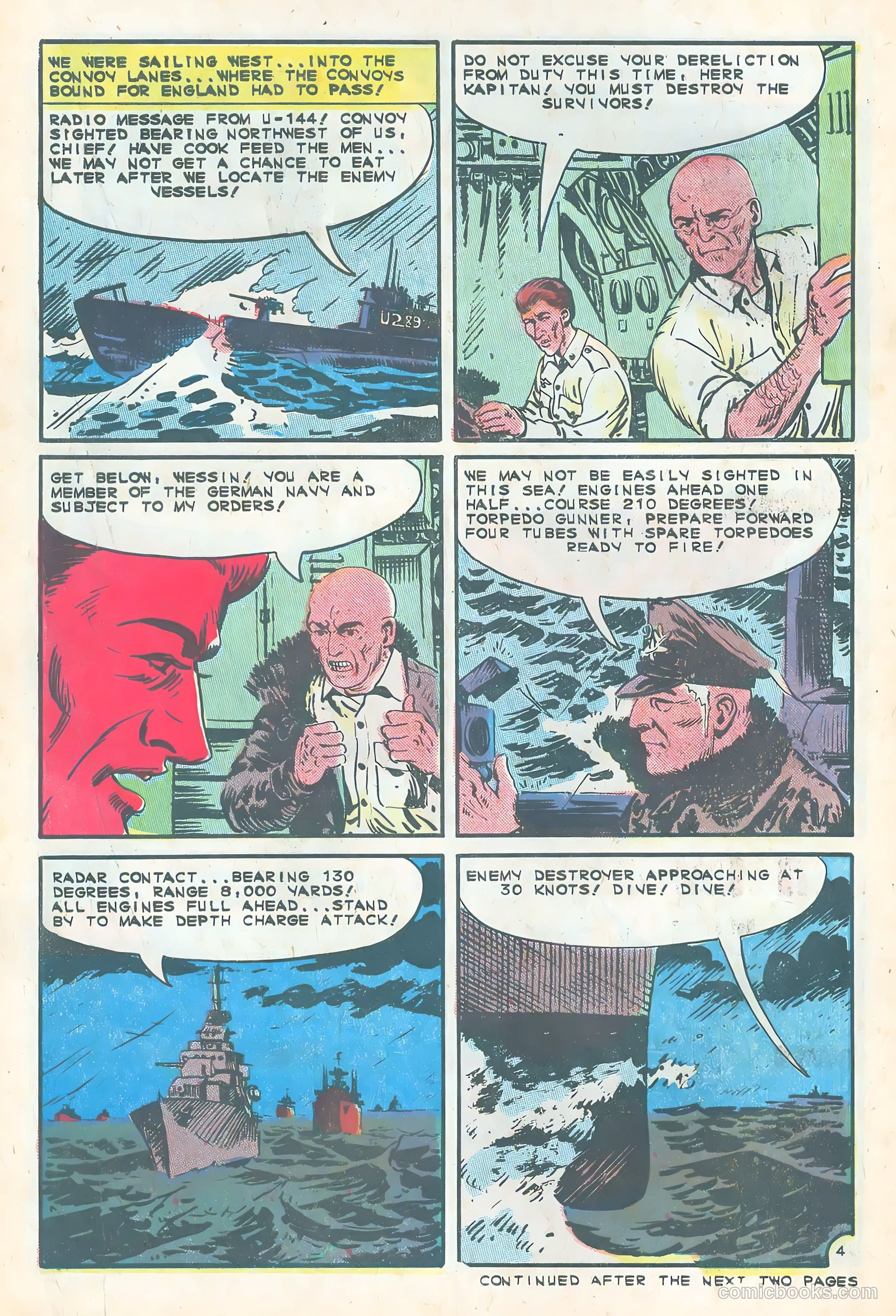 Submarine Attack #54 (1966) — page 6
