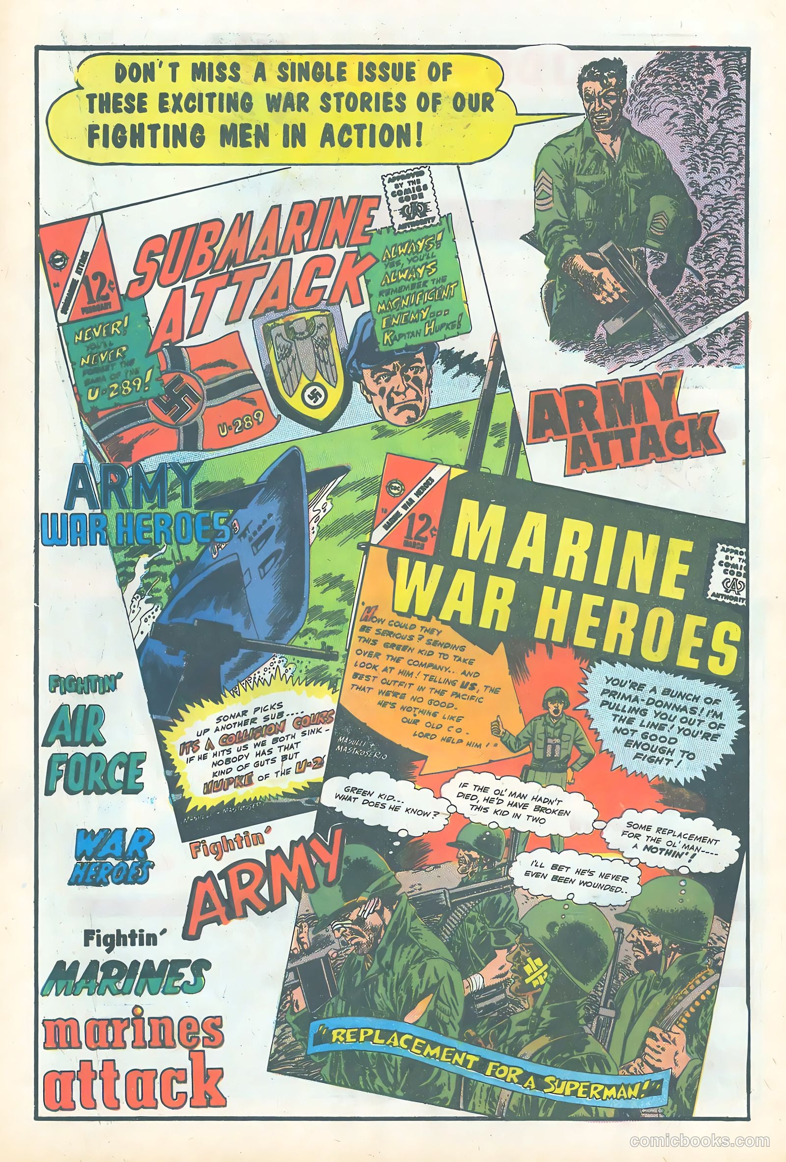 Submarine Attack #54 (1966) — page 8