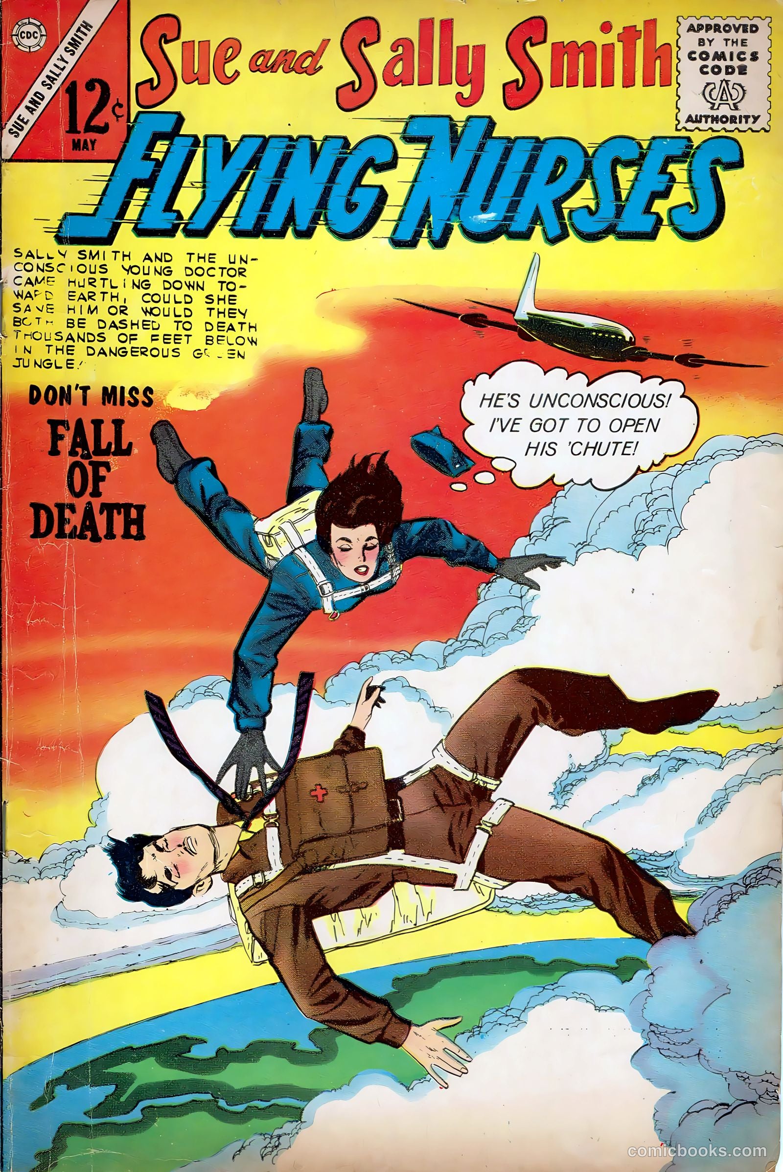 Sue and Sally Smith, Flying Nurses #51 cover