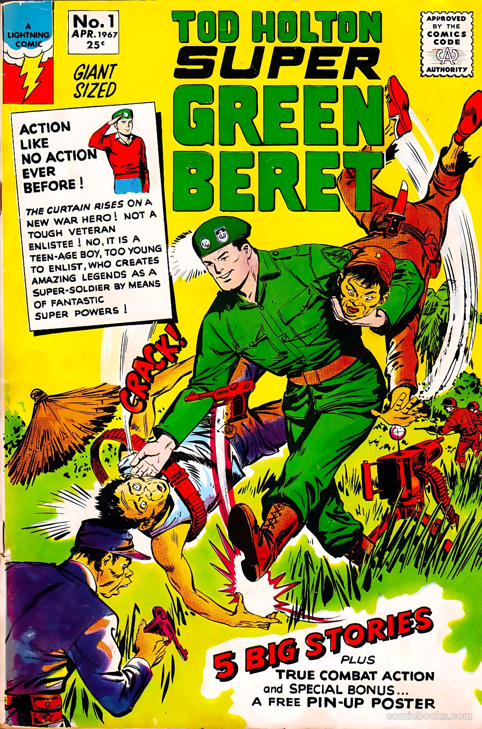 Super Green Beret #1 (1967) — page 1