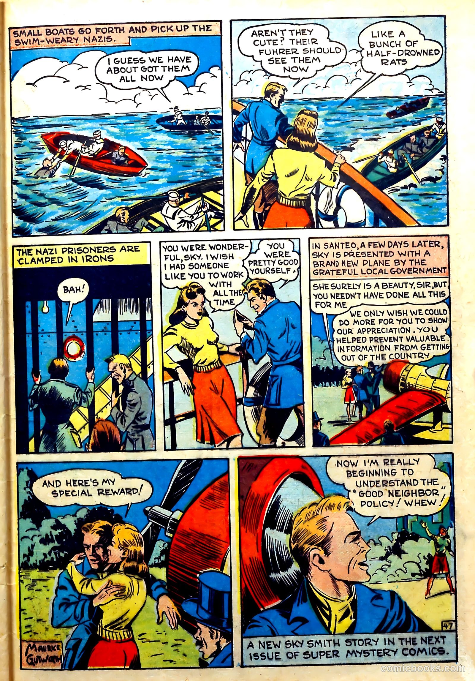 Super-Mystery Comics #2 (1944) — page 49 of 68