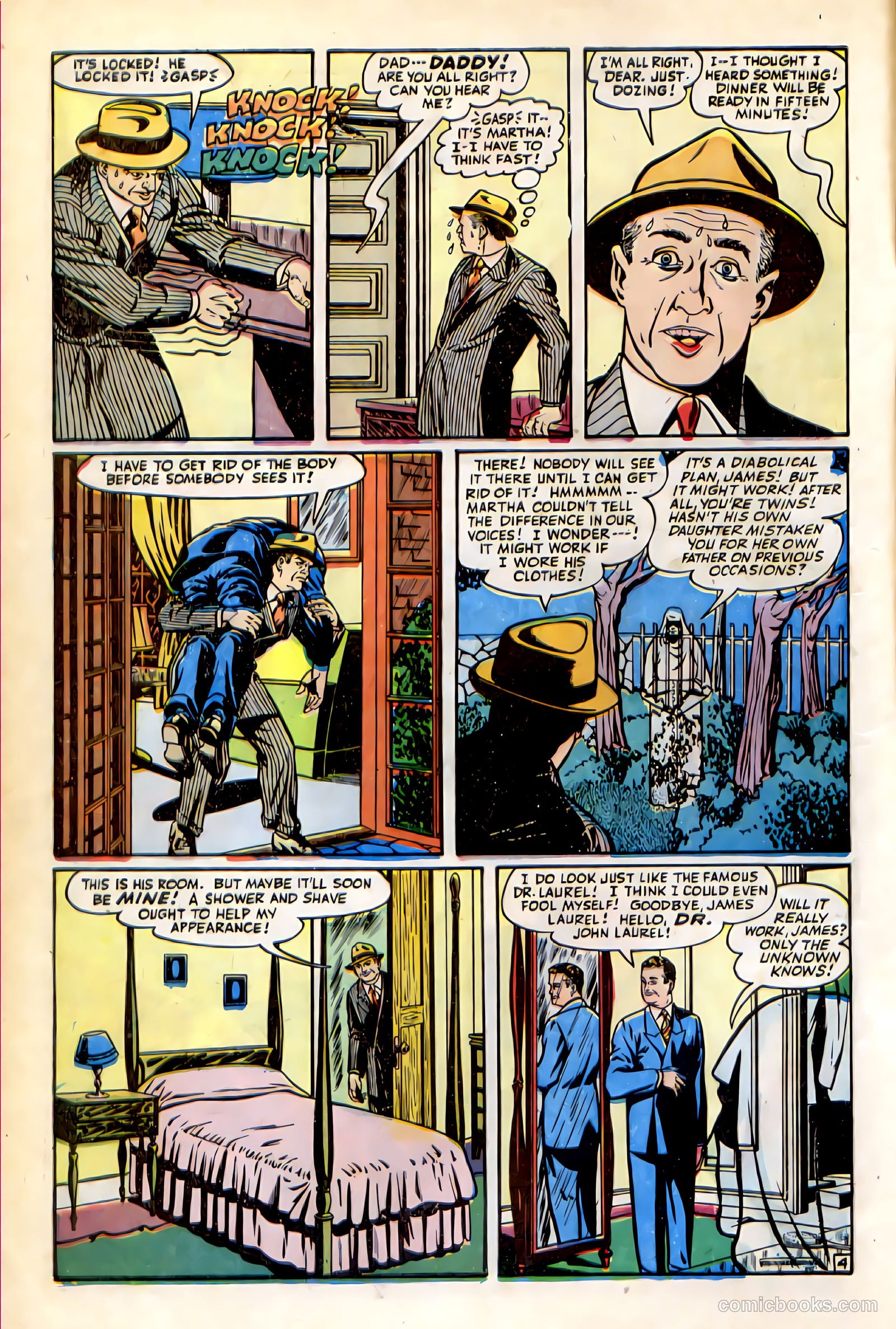 Super-Mystery Comics #4 (1947) — page 6 of 36