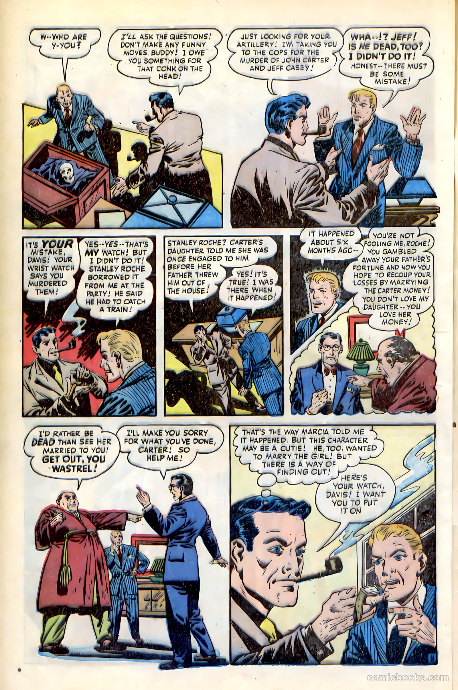Super-Mystery Comics #4 (1947) — page 32 of 36