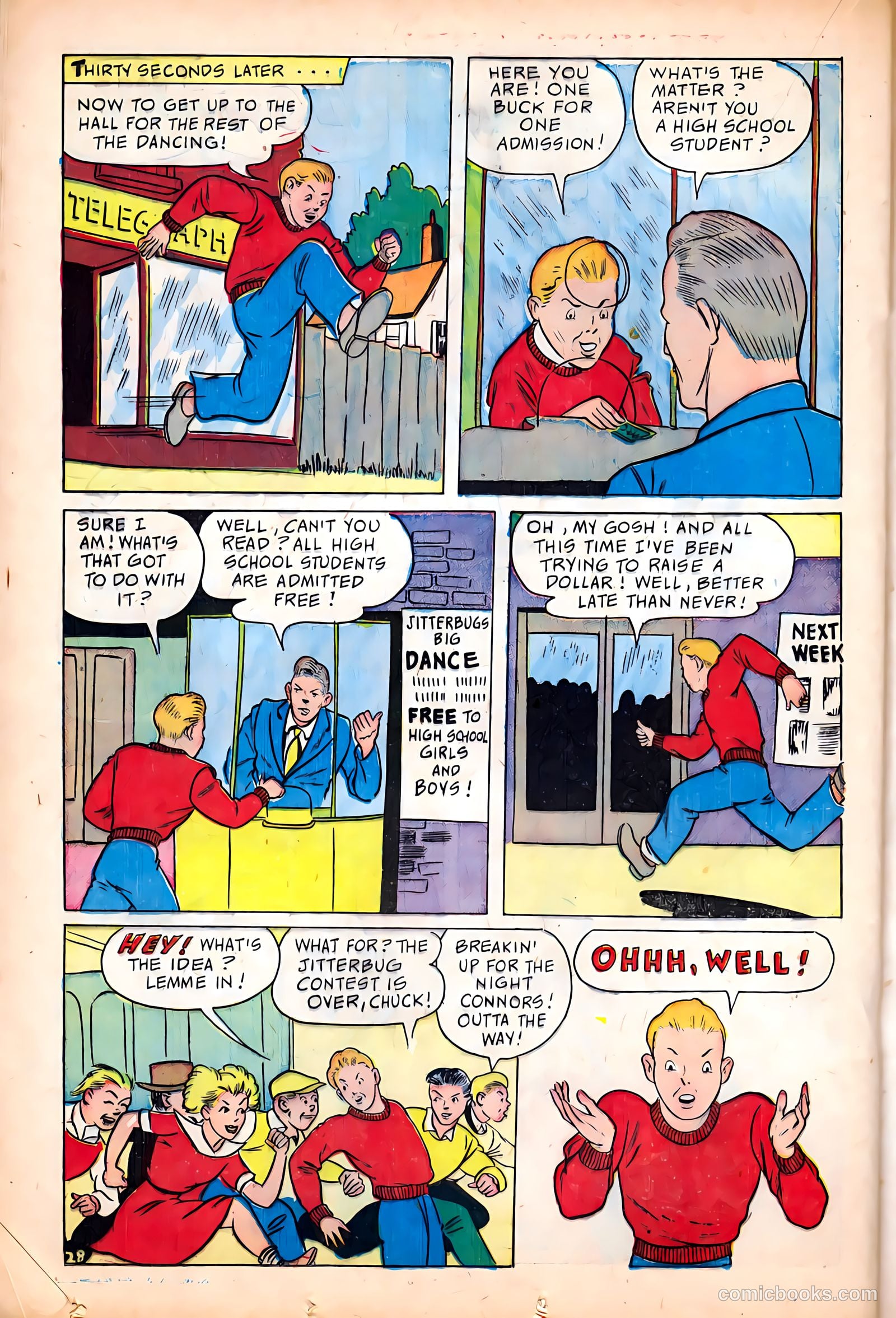 Super-Mystery Comics #6 (1943) — page 30 of 52