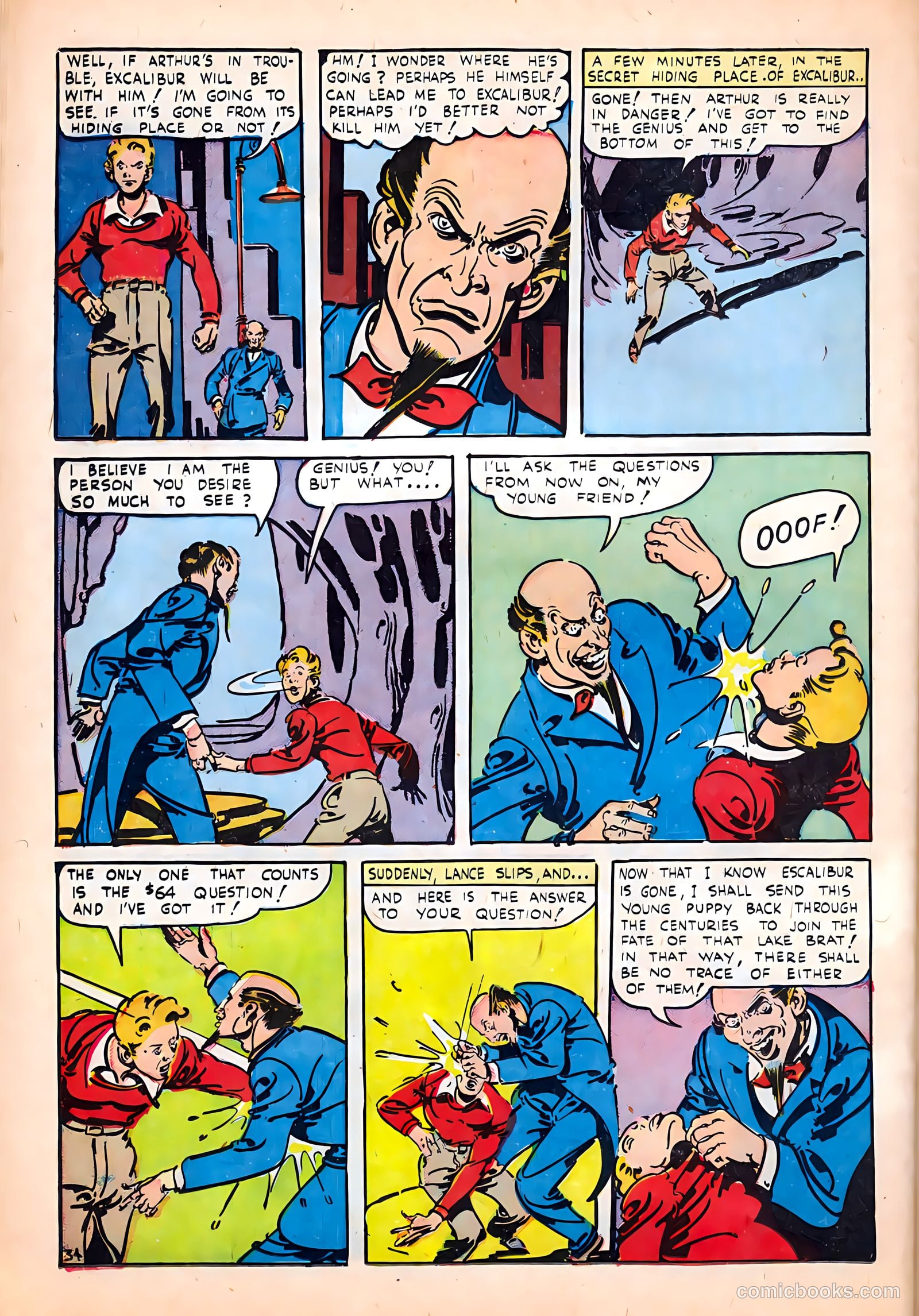 Super-Mystery Comics #6 (1943) — page 36 of 52