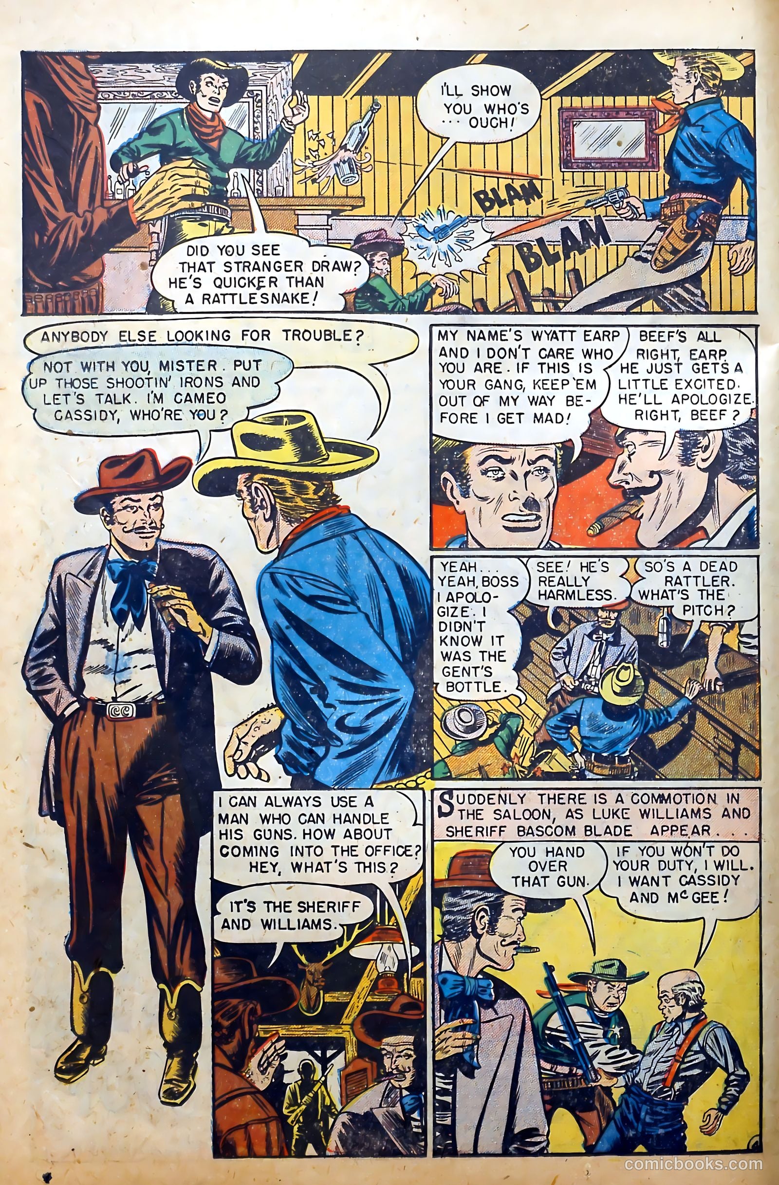 Super Western Comics #1 (1950) — page 14 of 36
