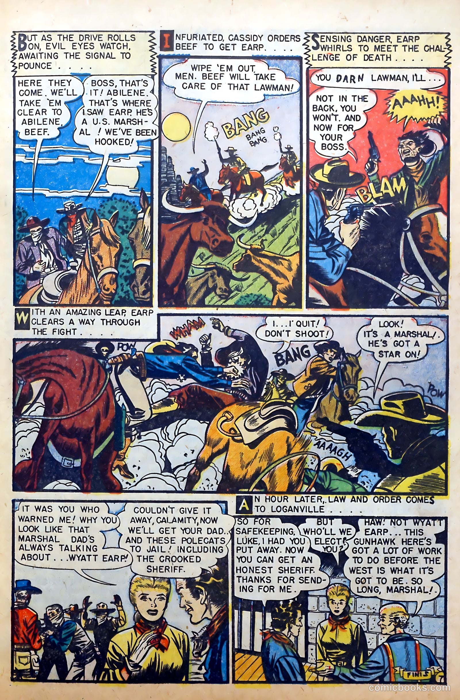 Super Western Comics #1 (1950) — page 17 of 36
