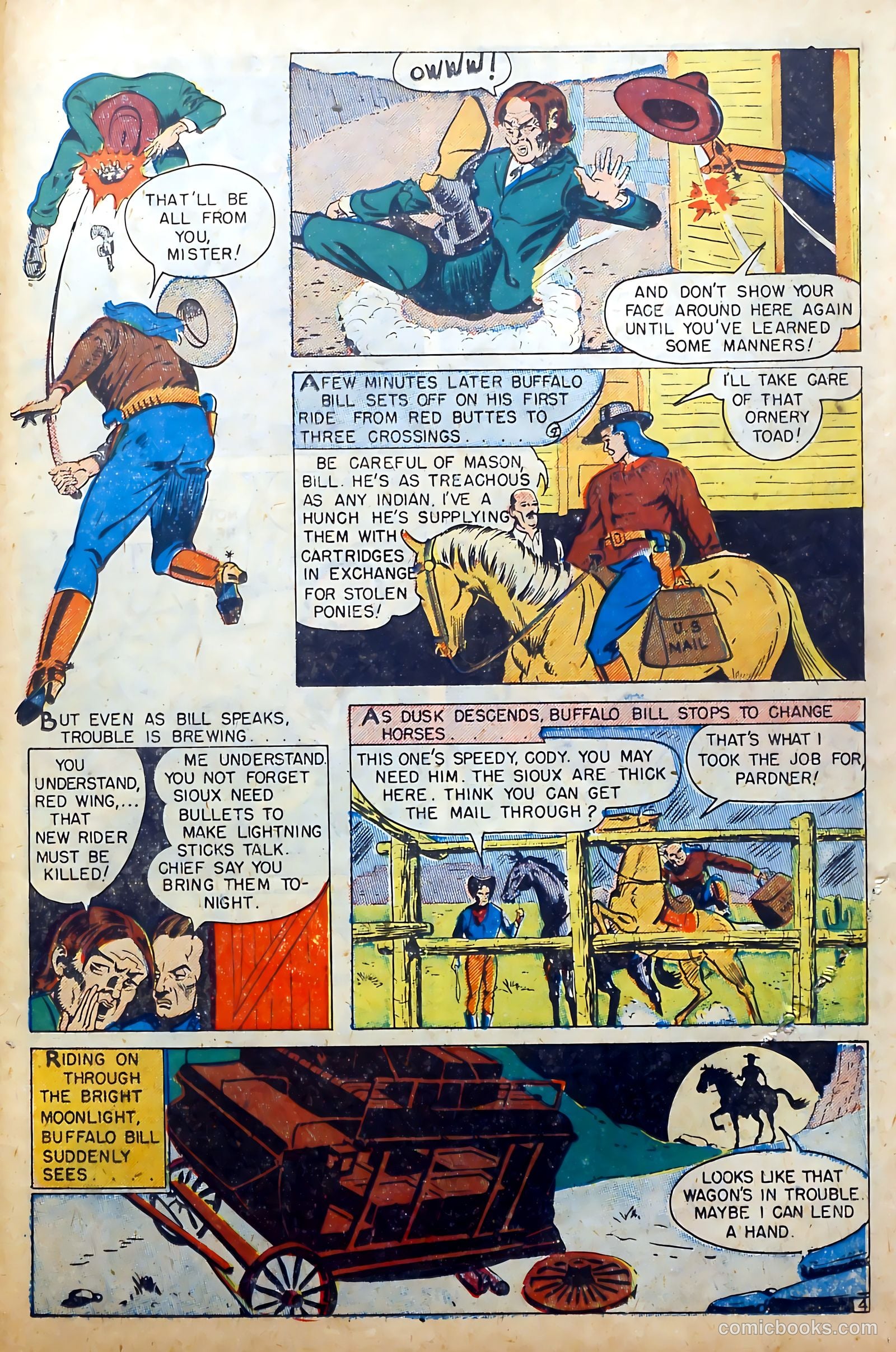 Super Western Comics #1 (1950) — page 23 of 36