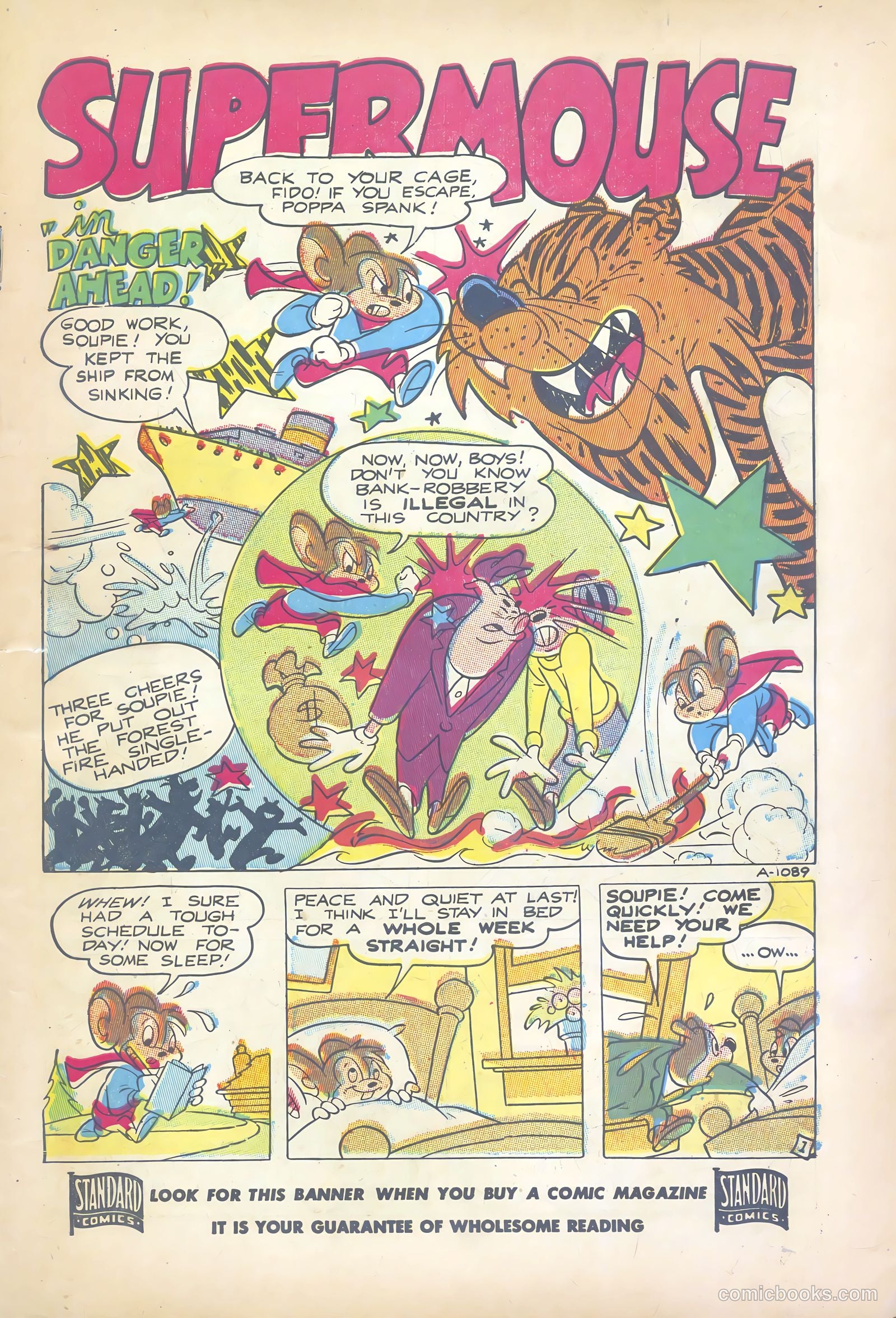 Supermouse #10 (1950) — page 3 of 36