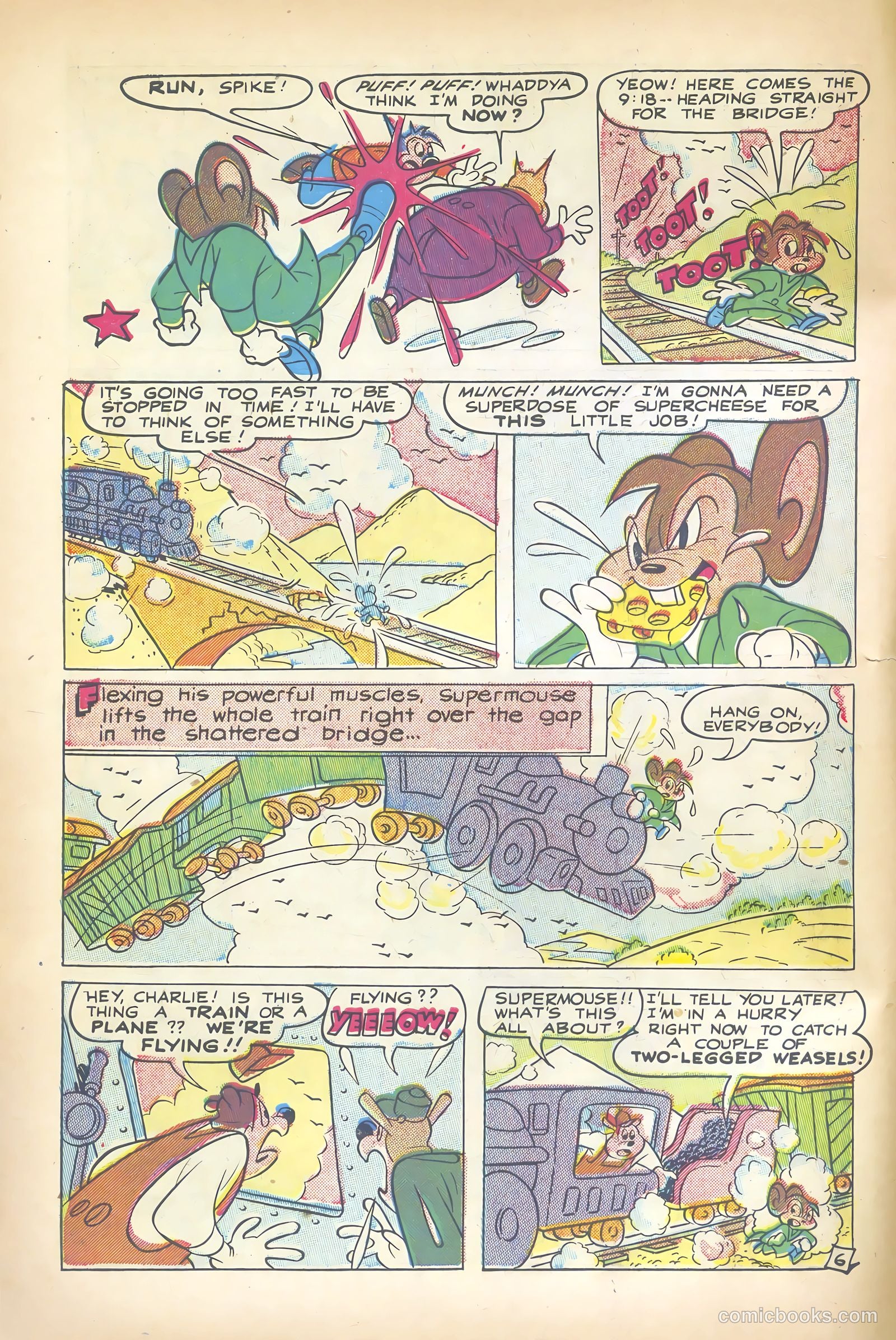 Supermouse #10 (1950) — page 8 of 36