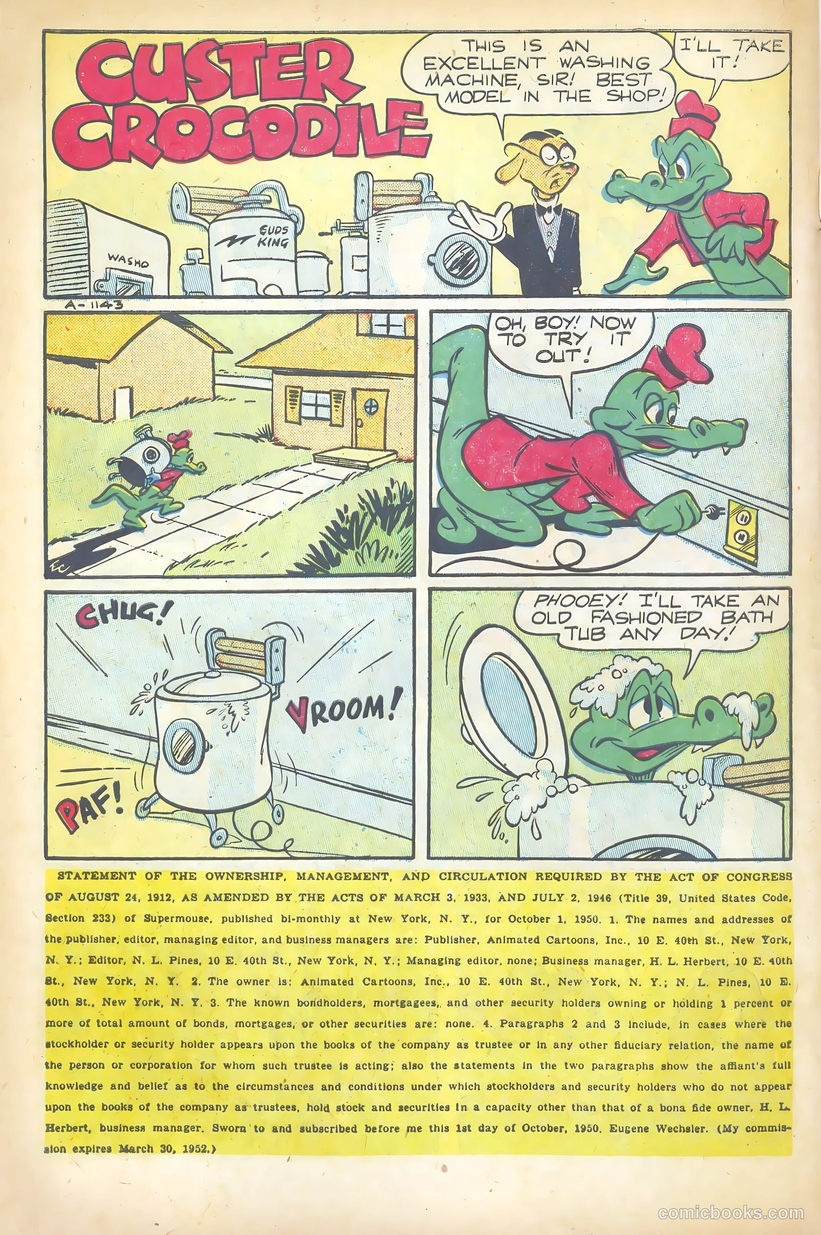 Supermouse #11 (1951) — page 34 of 36