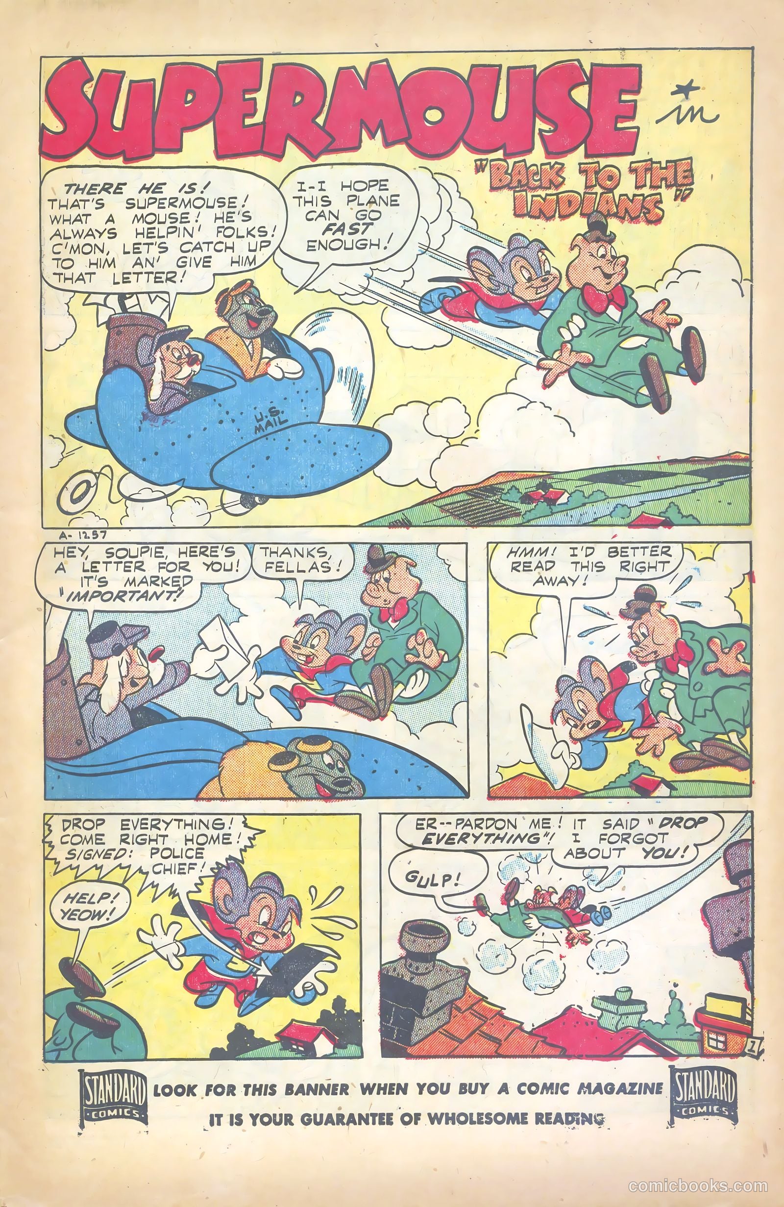Supermouse #13 (1951) — page 3 of 36