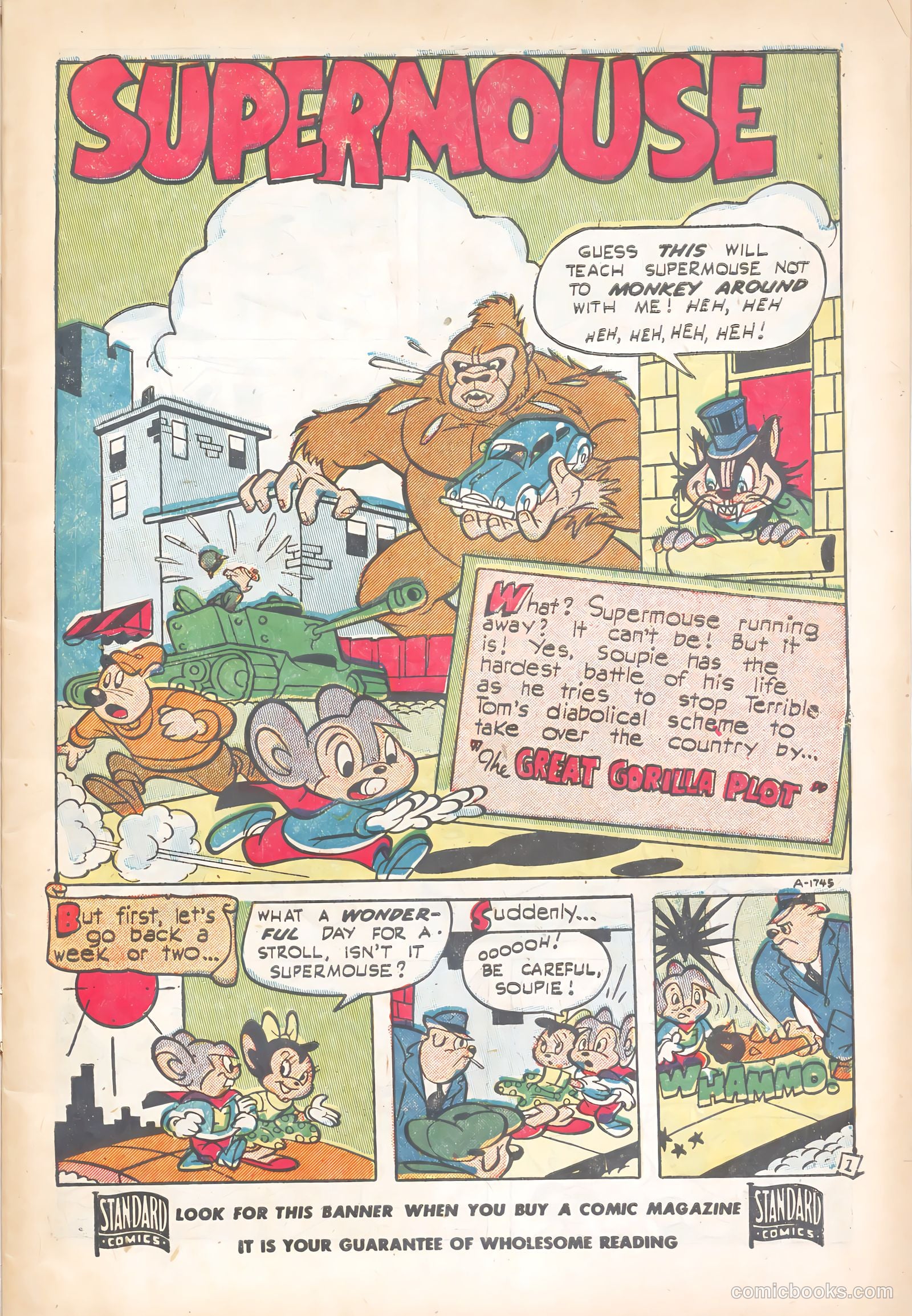 Supermouse #22 (1952) — page 3 of 36