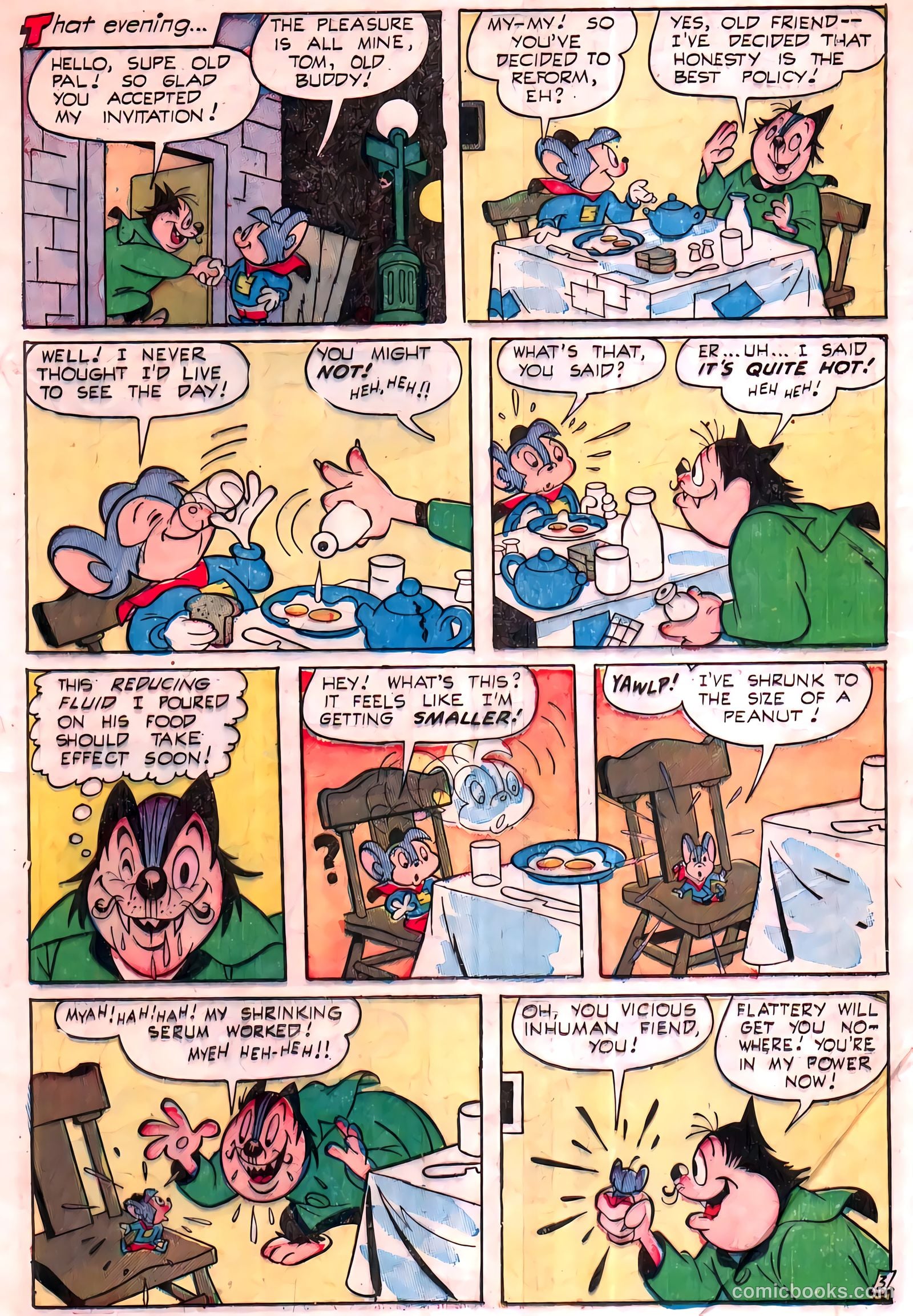 Supermouse, the Big Cheese, Giant Summer Issue #2 (1958) — page 17 of 84