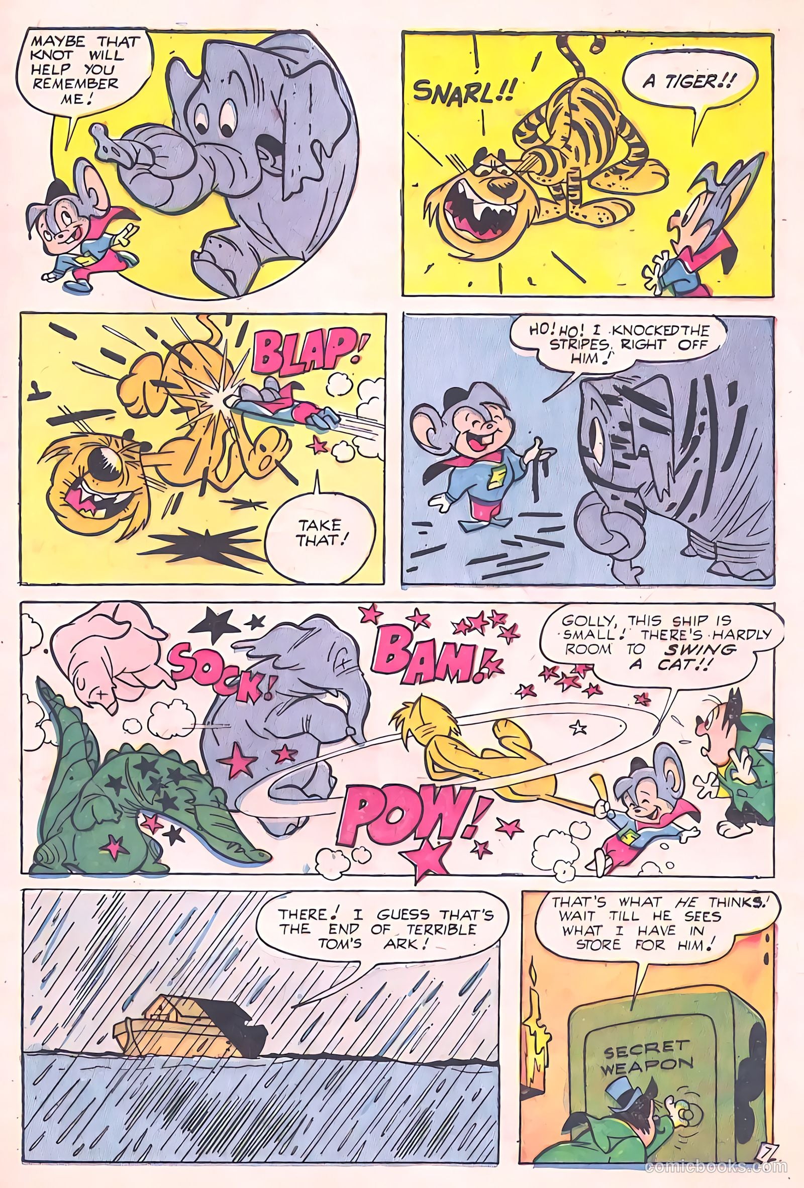 Supermouse, the Big Cheese, Giant Summer Issue #2 (1958) — page 57 of 84