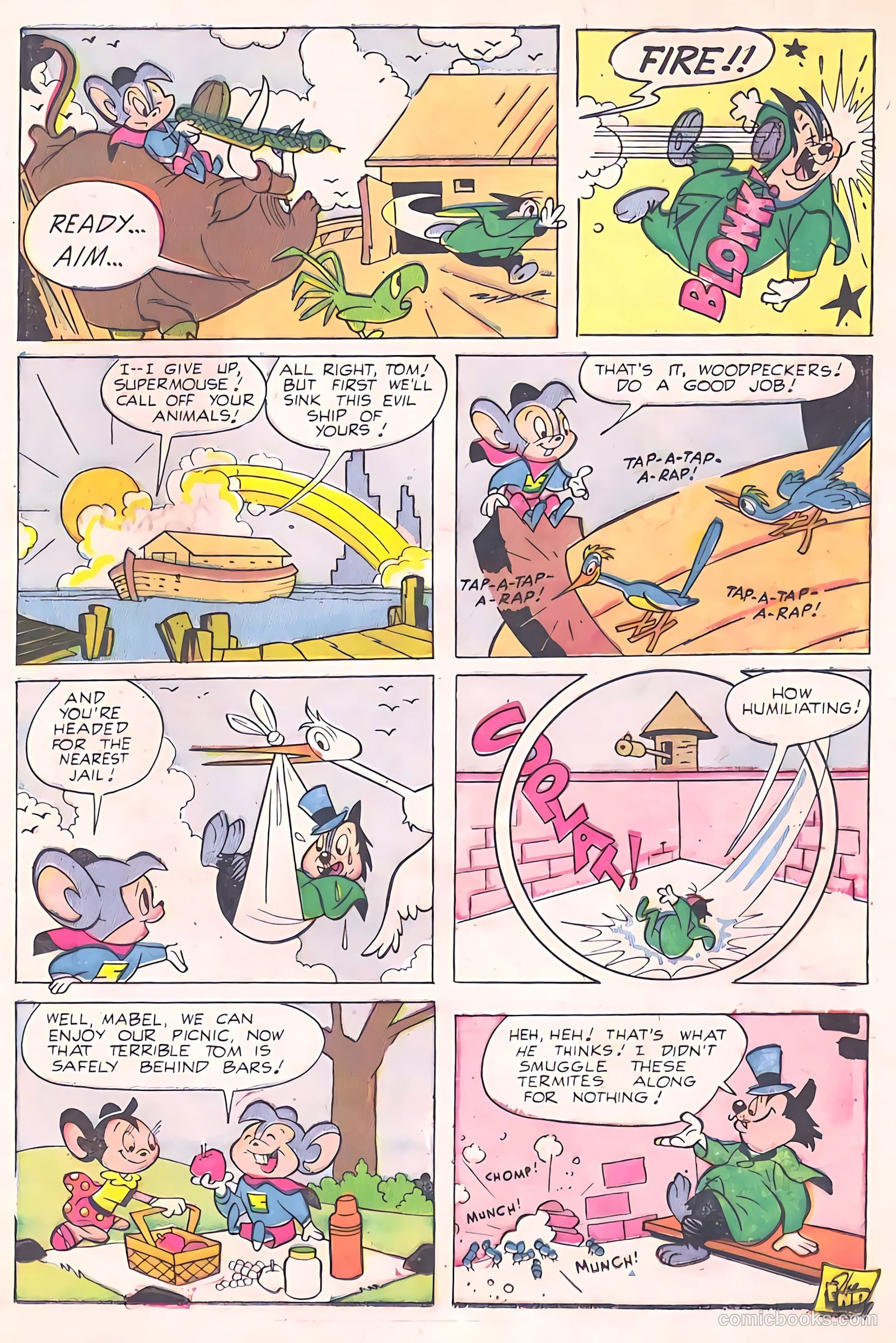 Supermouse, the Big Cheese, Giant Summer Issue #2 (1958) — page 61 of 84