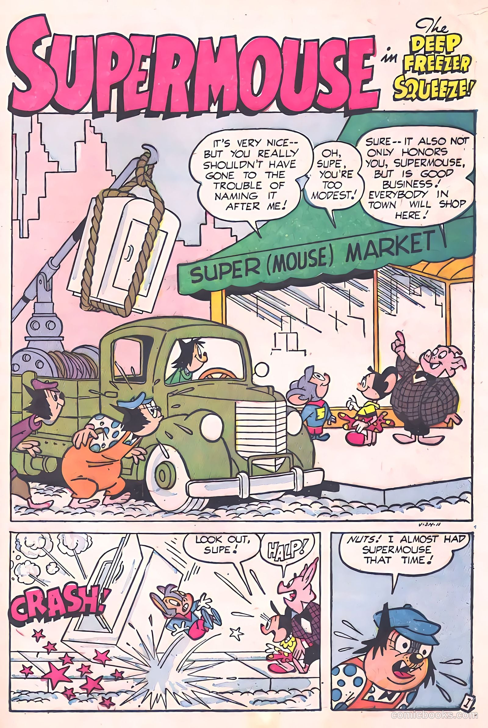 Supermouse, the Big Cheese, Giant Summer Issue #2 (1958) — page 73 of 84