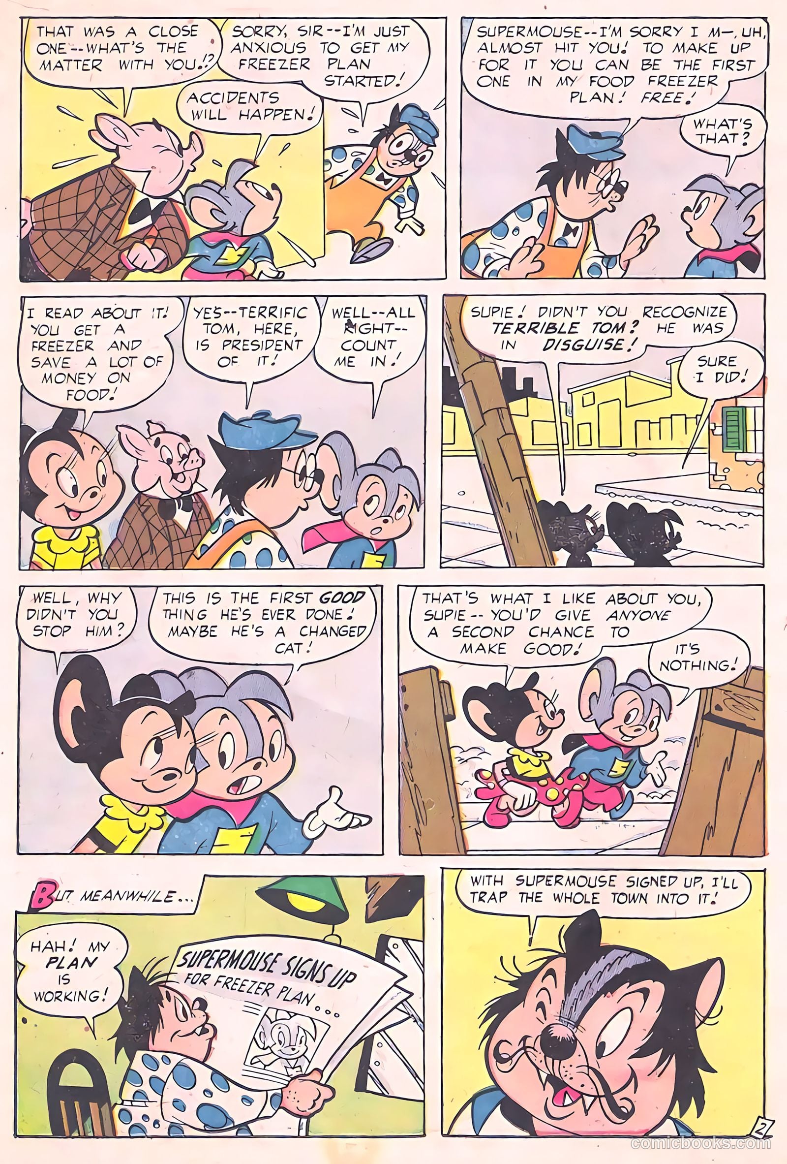 Supermouse, the Big Cheese, Giant Summer Issue #2 (1958) — page 74 of 84