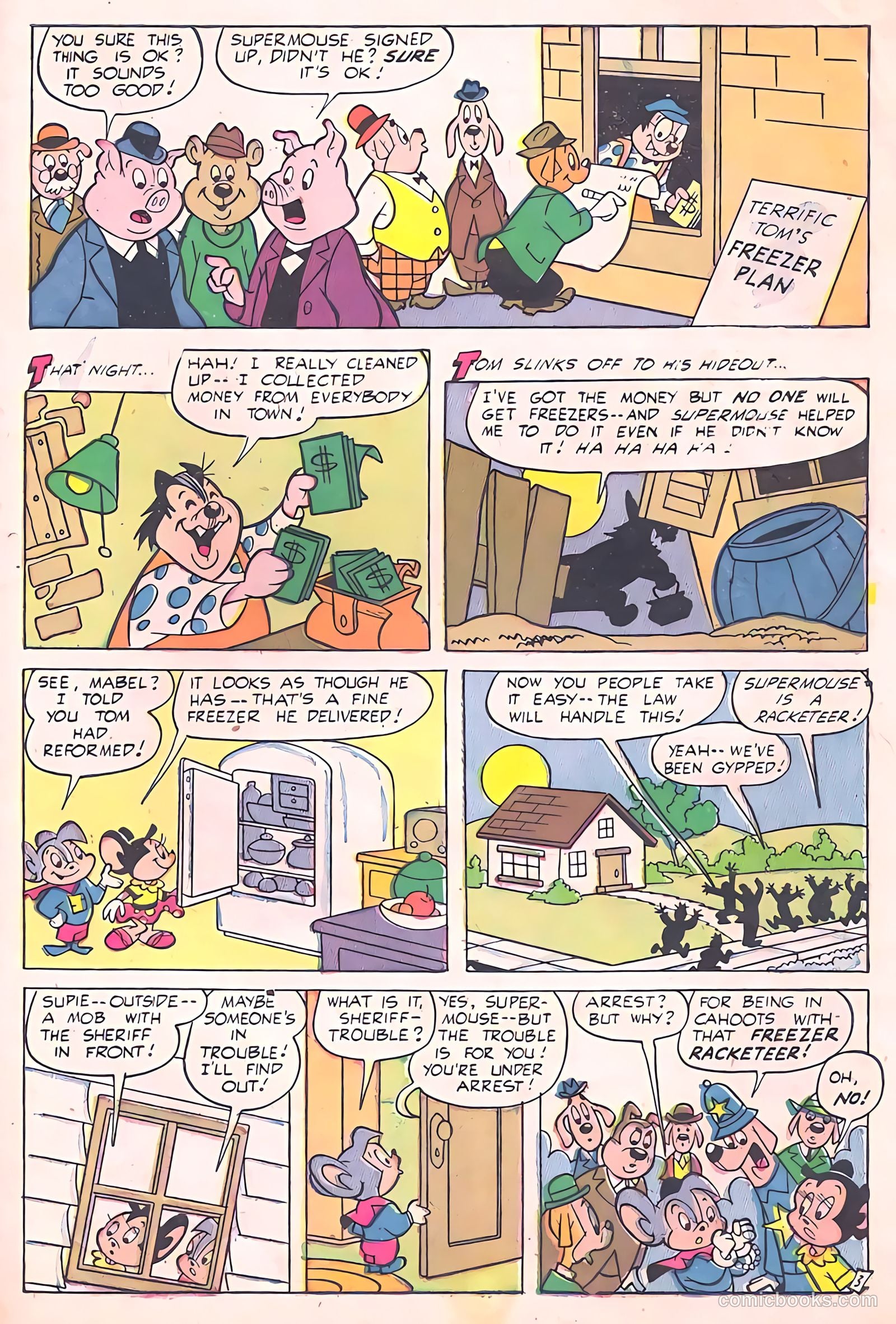 Supermouse, the Big Cheese, Giant Summer Issue #2 (1958) — page 75 of 84