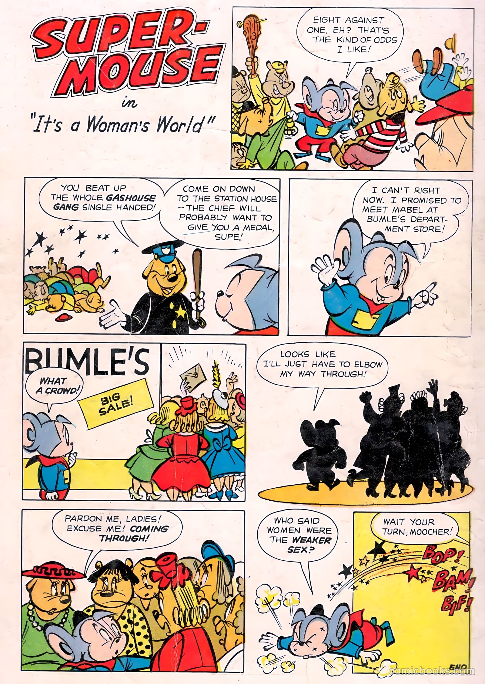 Supermouse, the Big Cheese, Giant Summer Issue #2 (1958) — page 84 of 84