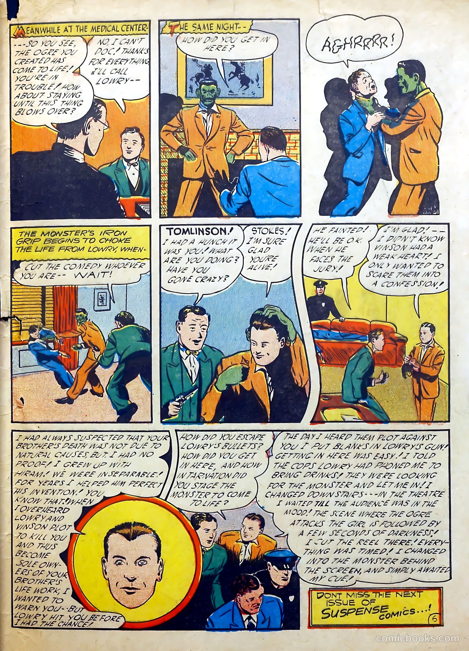 Suspense Comics #1 (1943) — page 50 of 52