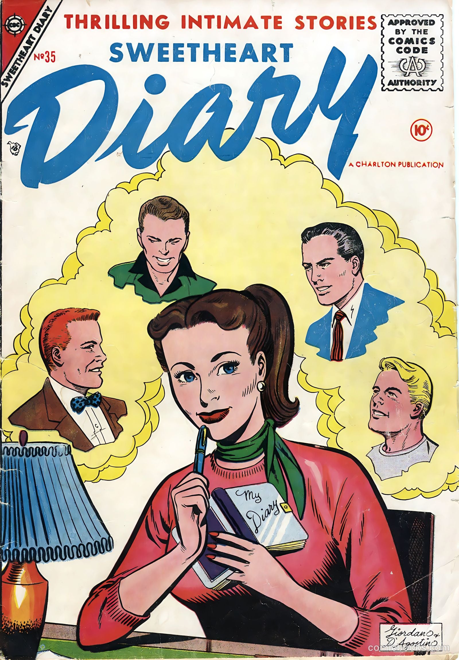Sweetheart Diary #35 cover