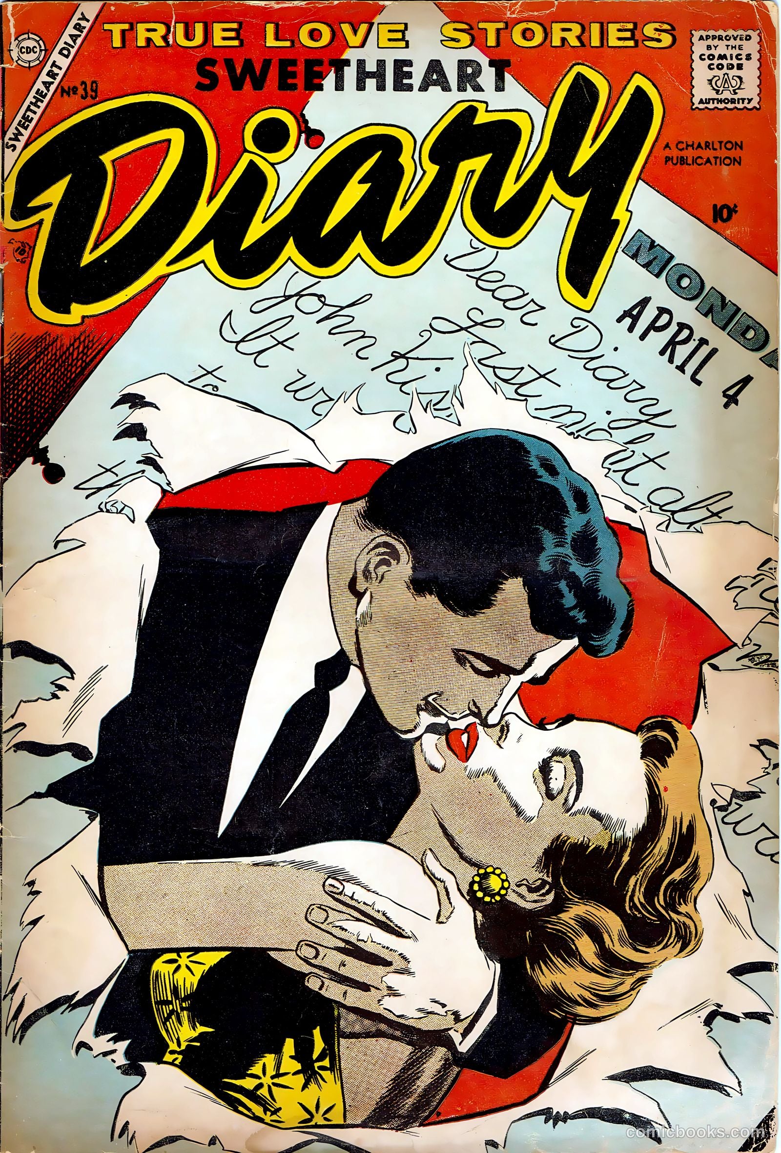 Sweetheart Diary #39 cover