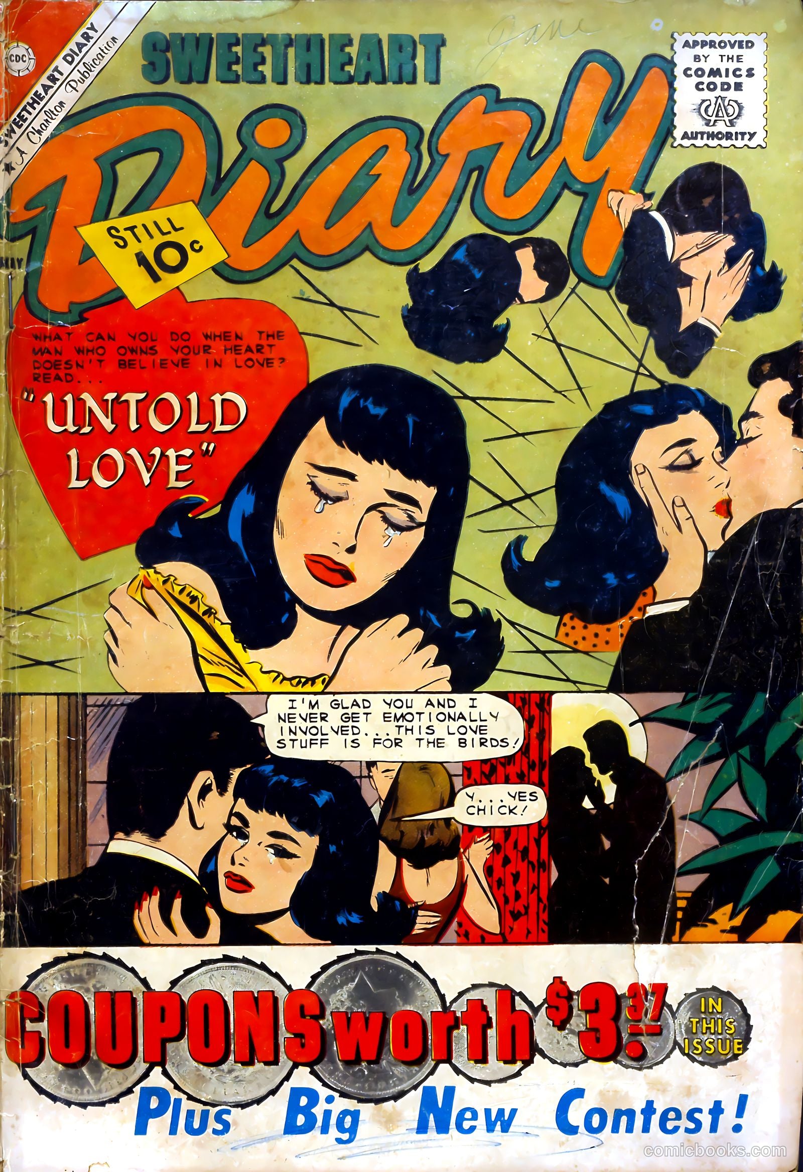 Sweetheart Diary #58 cover