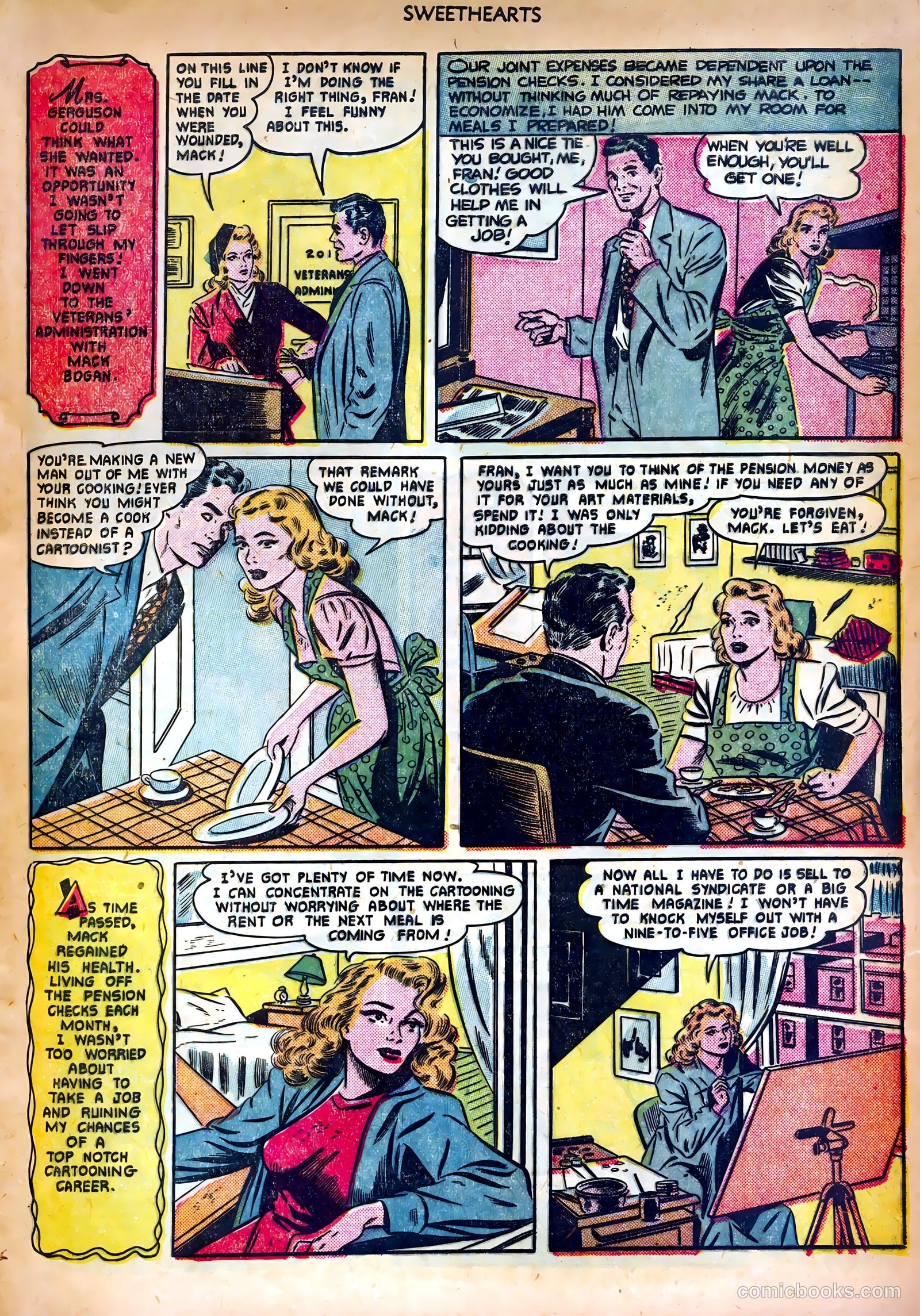 Sweethearts #100 (1951) — page 17 of 36