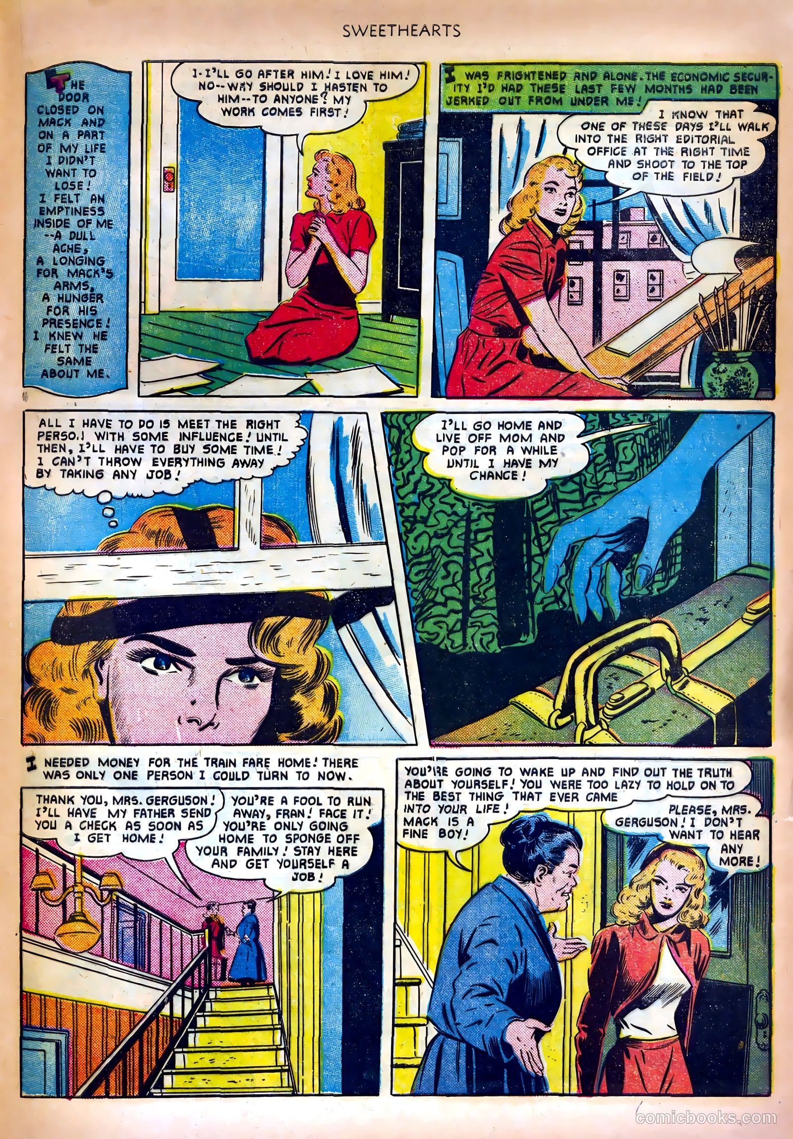 Sweethearts #100 (1951) — page 21 of 36