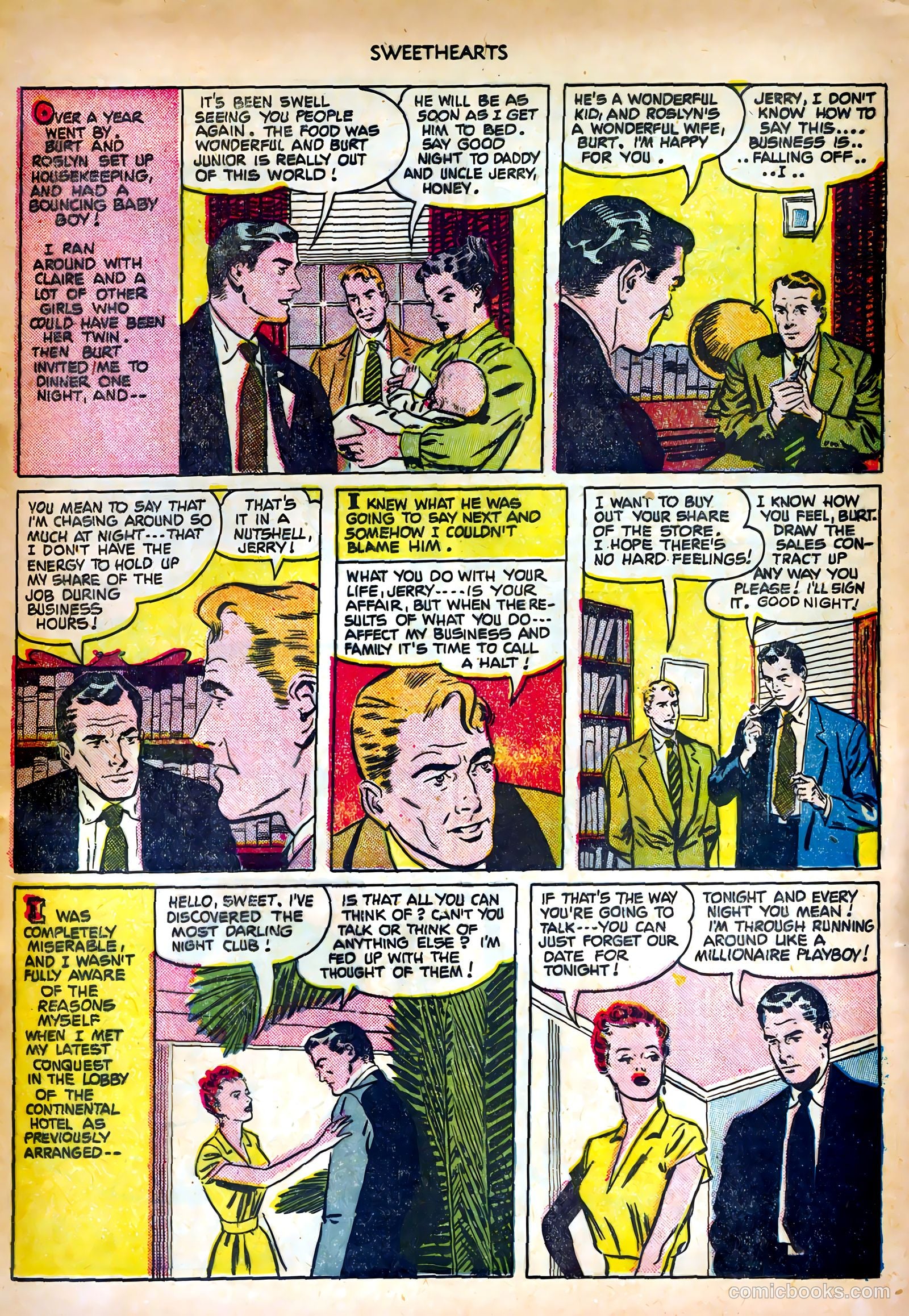 Sweethearts #100 (1951) — page 33 of 36
