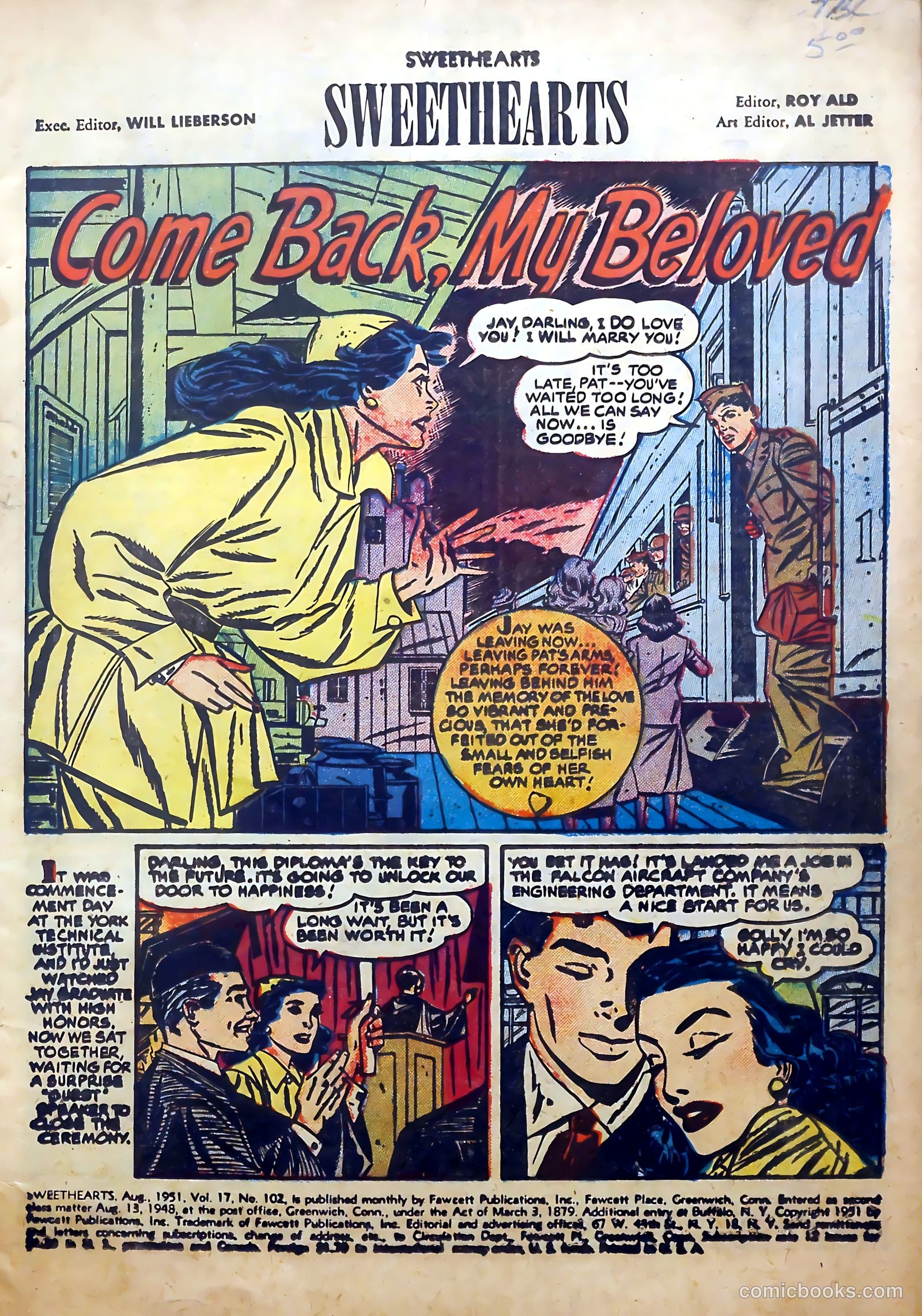 Sweethearts #102 (1951) — page 3 of 36
