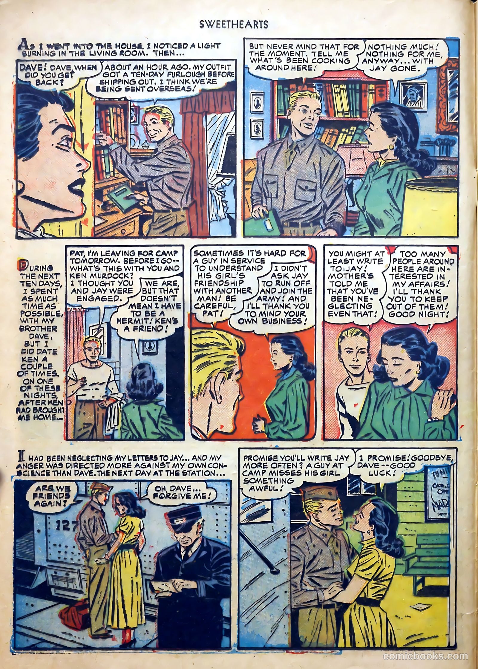 Sweethearts #102 (1951) — page 8 of 36