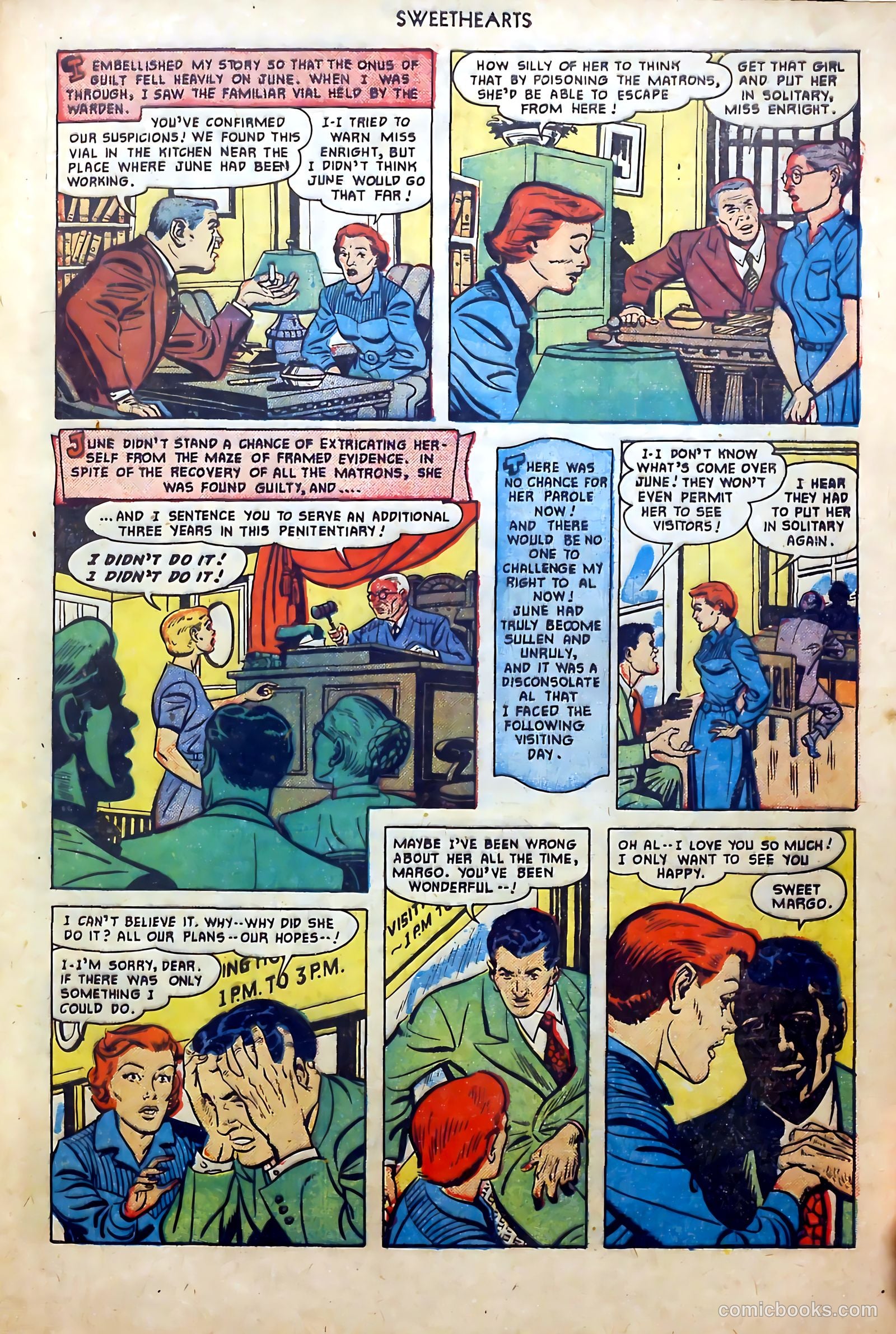 Sweethearts #102 (1951) — page 21 of 36