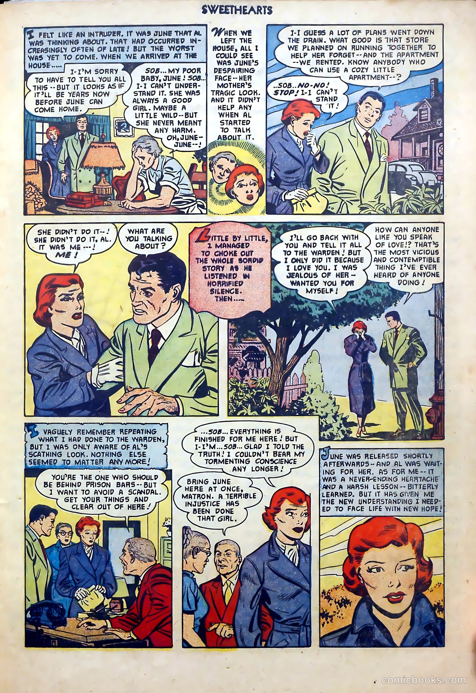Sweethearts #102 (1951) — page 23 of 36