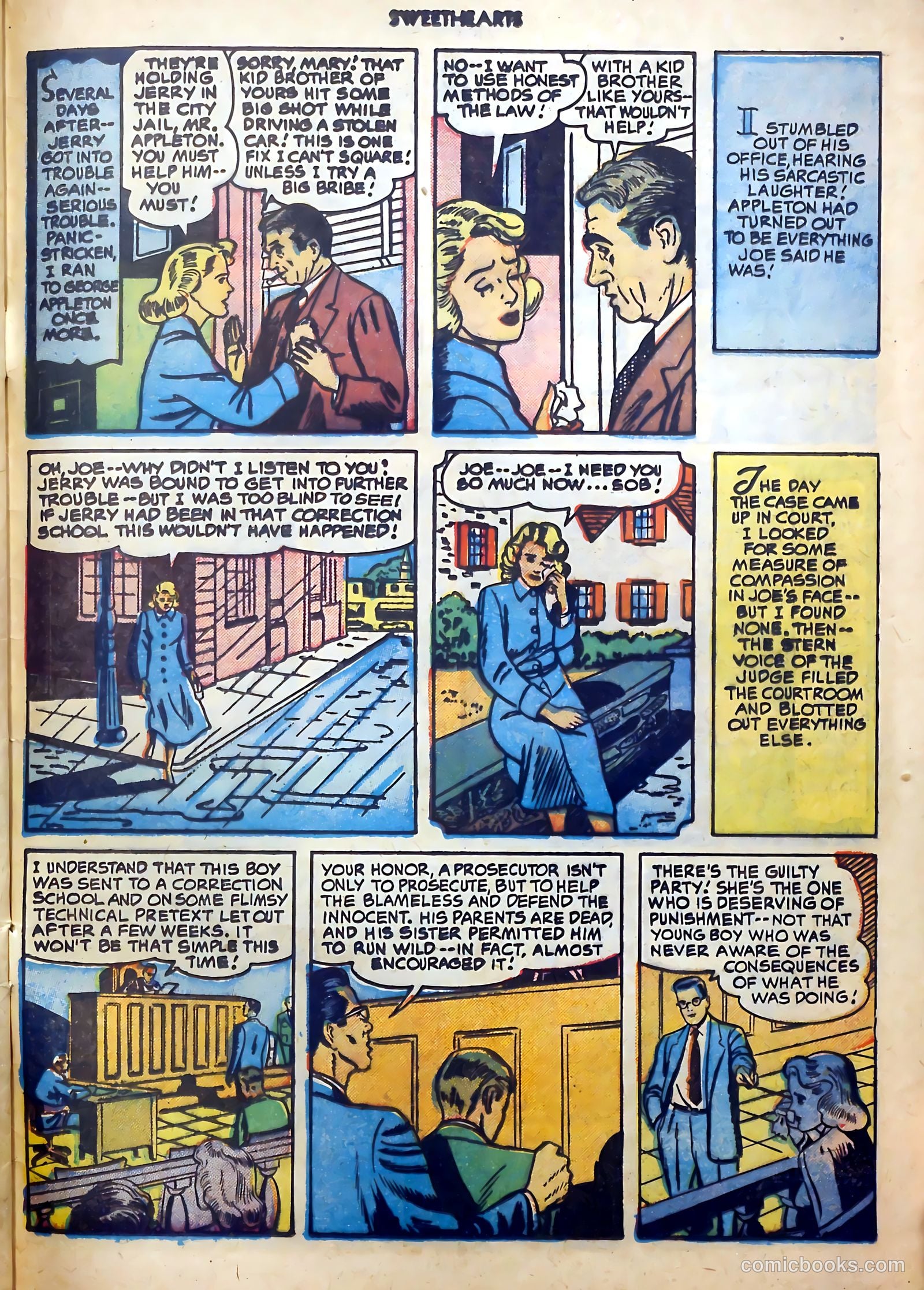 Sweethearts #102 (1951) — page 33 of 36