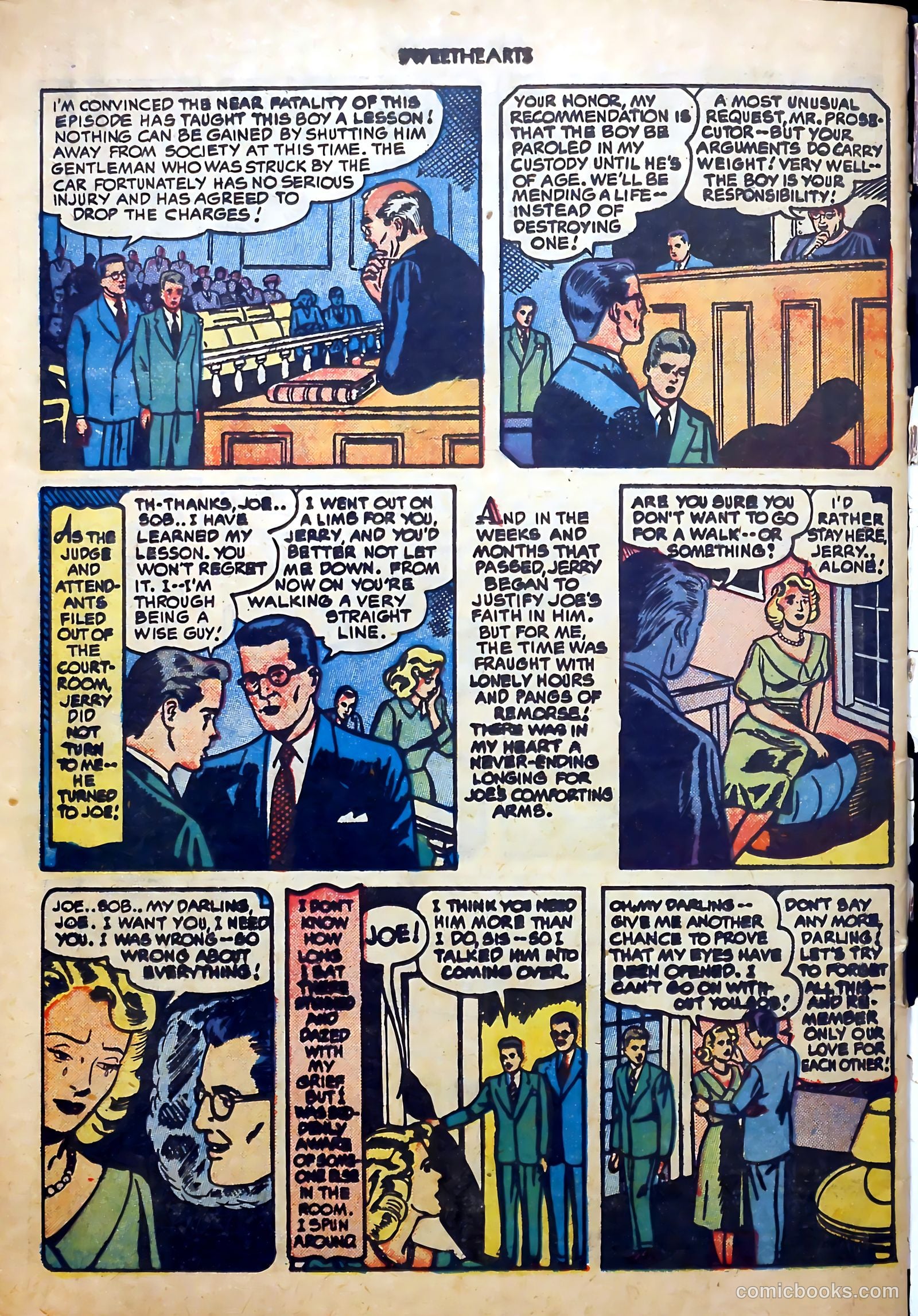 Sweethearts #102 (1951) — page 34 of 36