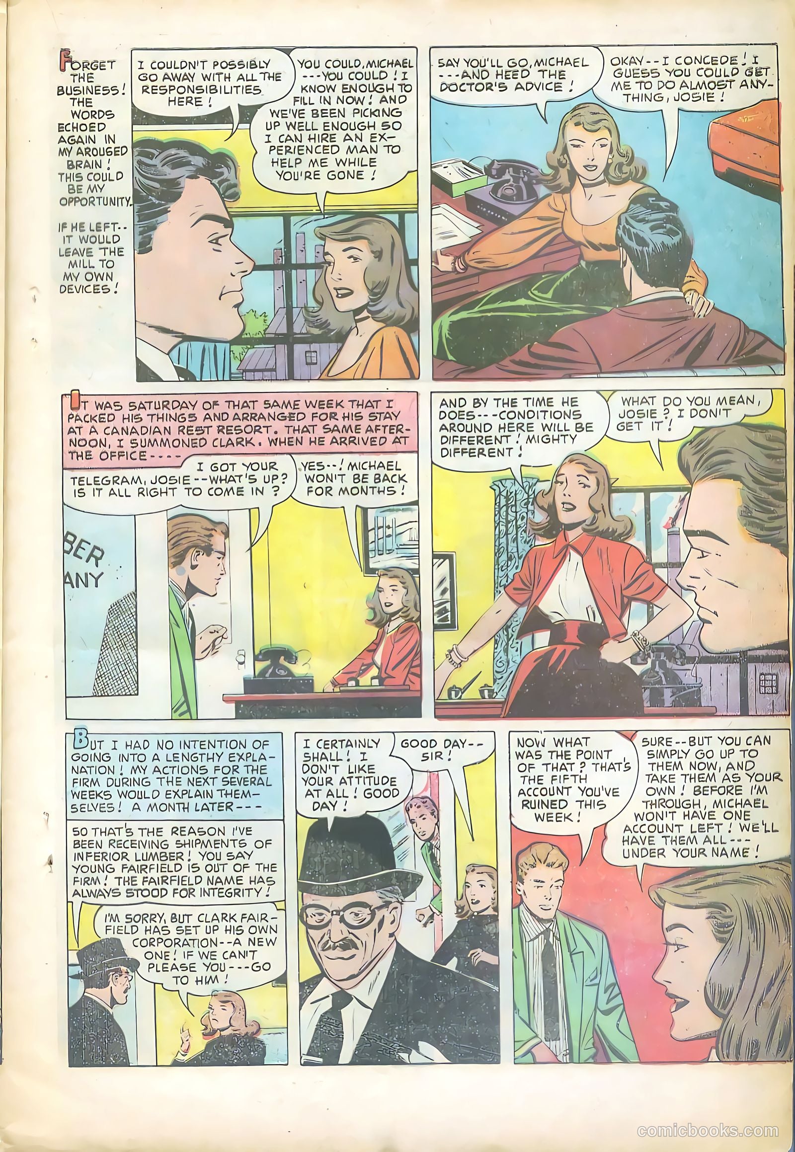 Sweethearts #103 (1951) — page 21 of 36
