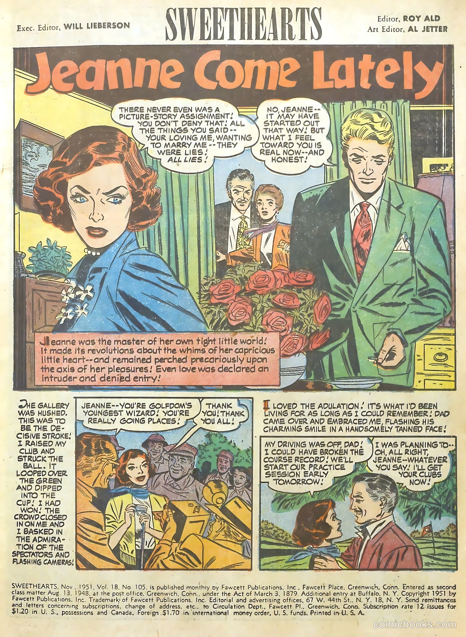 Sweethearts #105 (1951) — page 3 of 36