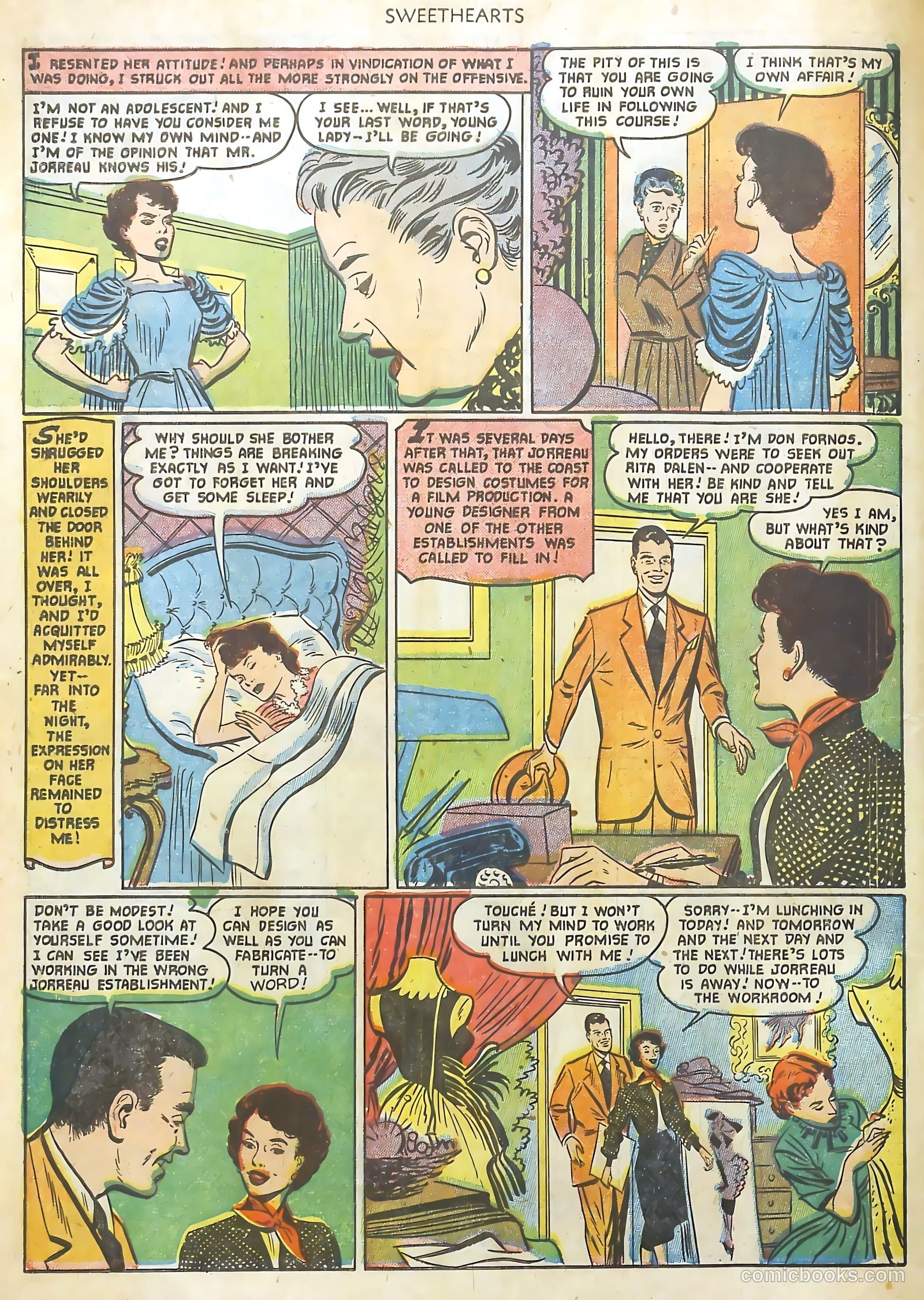 Sweethearts #105 (1951) — page 18 of 36