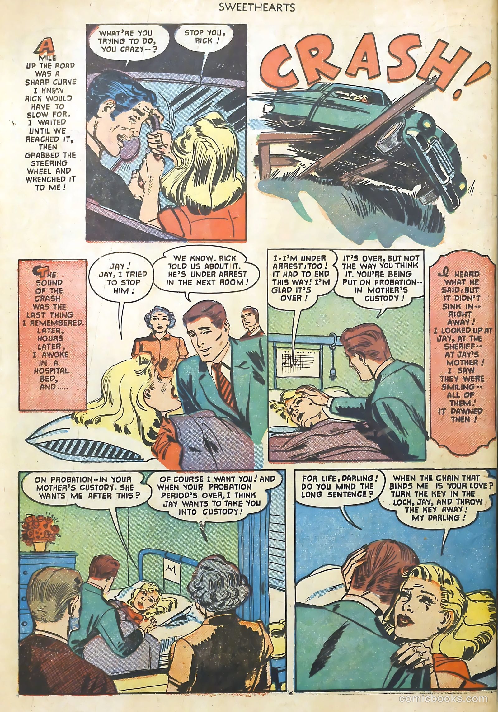 Sweethearts #105 (1951) — page 34 of 36