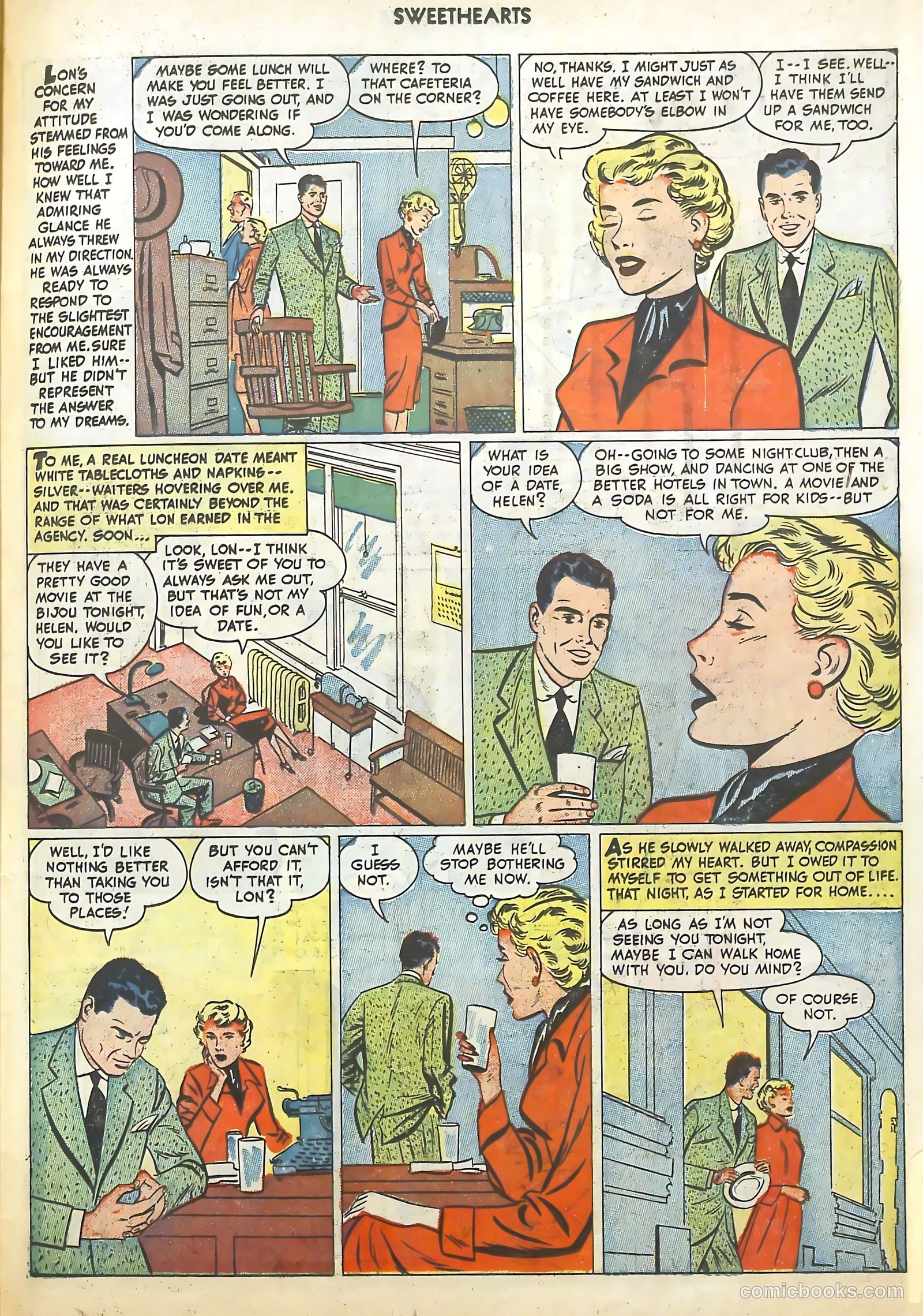 Sweethearts #106 (1951) — page 27 of 36