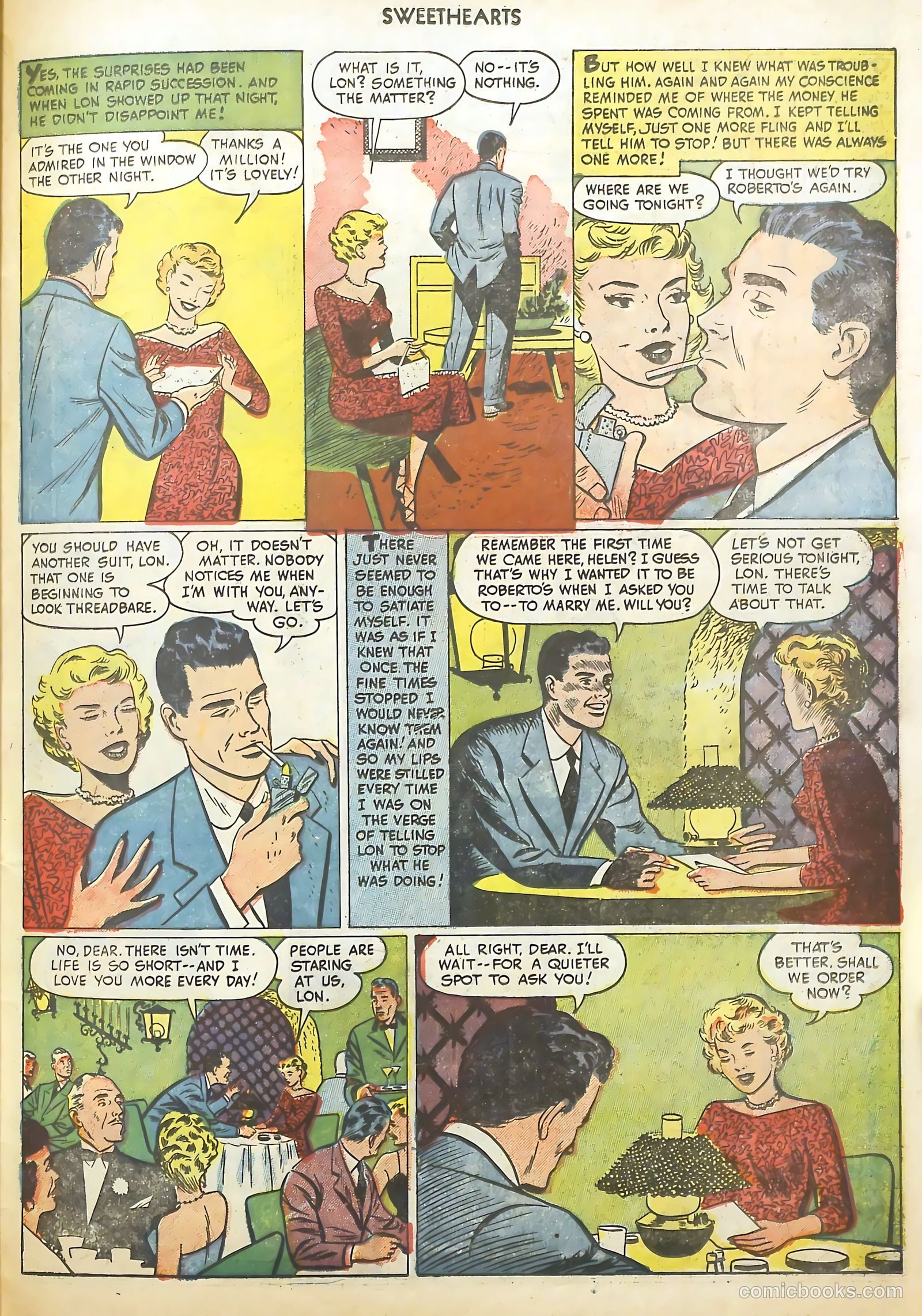 Sweethearts #106 (1951) — page 31 of 36