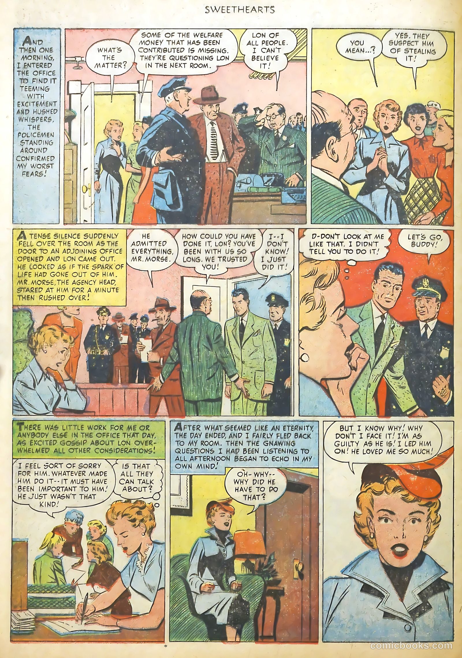 Sweethearts #106 (1951) — page 32 of 36