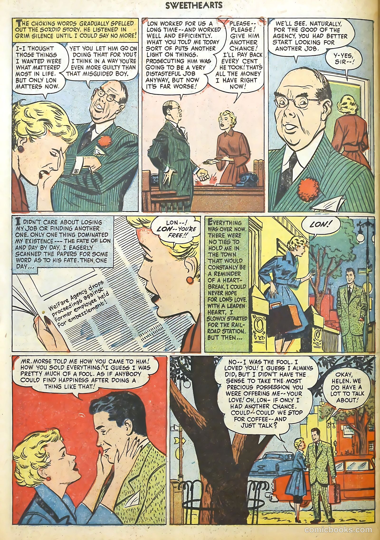 Sweethearts #106 (1951) — page 34 of 36