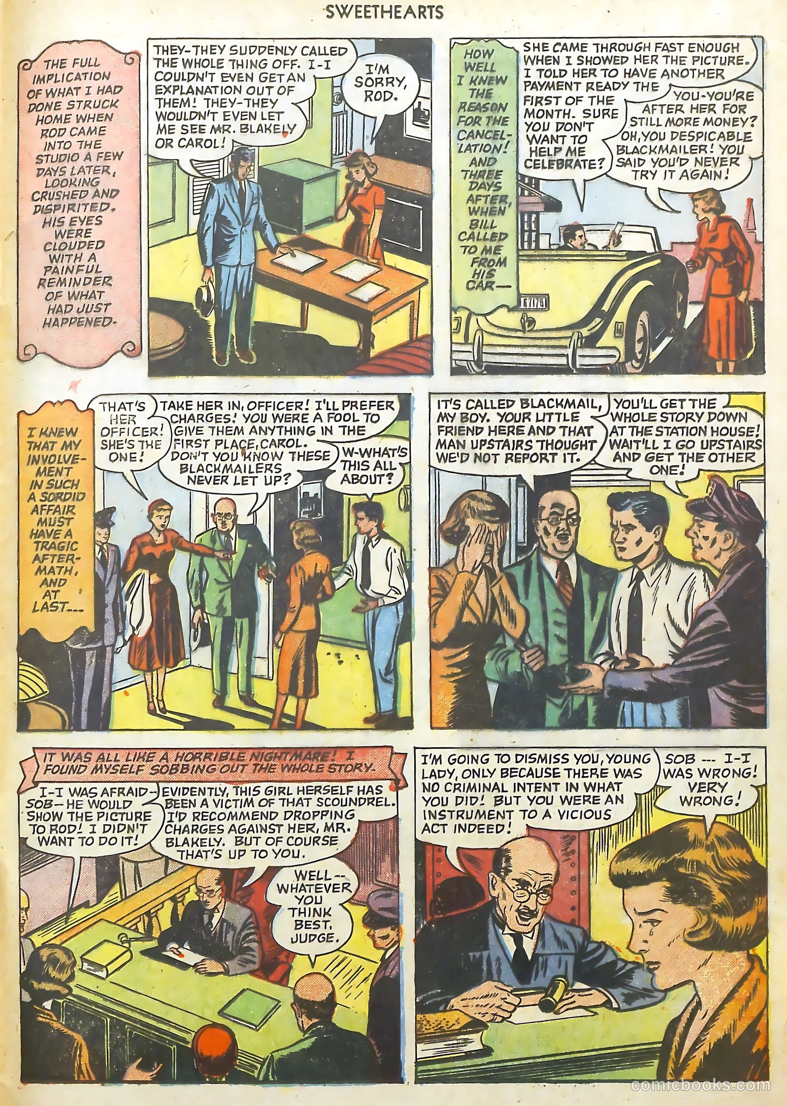 Sweethearts #107 (1952) — page 33 of 36