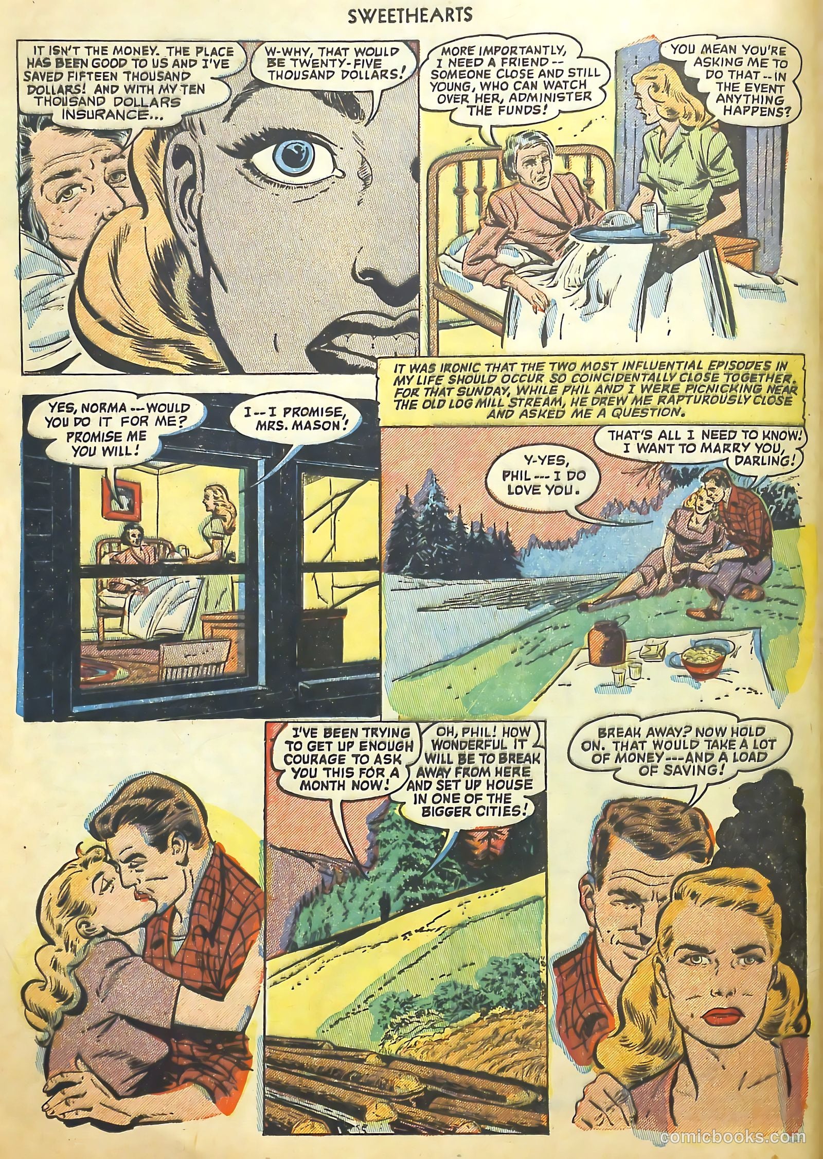 Sweethearts #113 (1952) — page 8 of 36