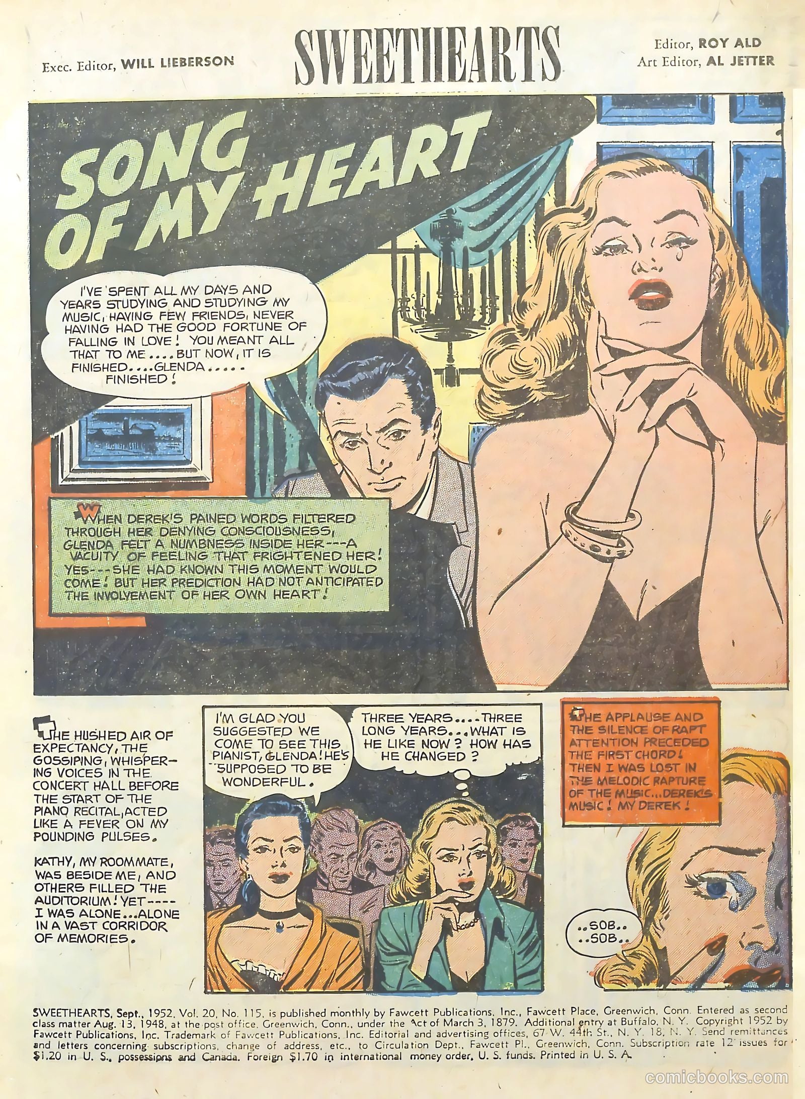Sweethearts #115 (1952) — page 3 of 36