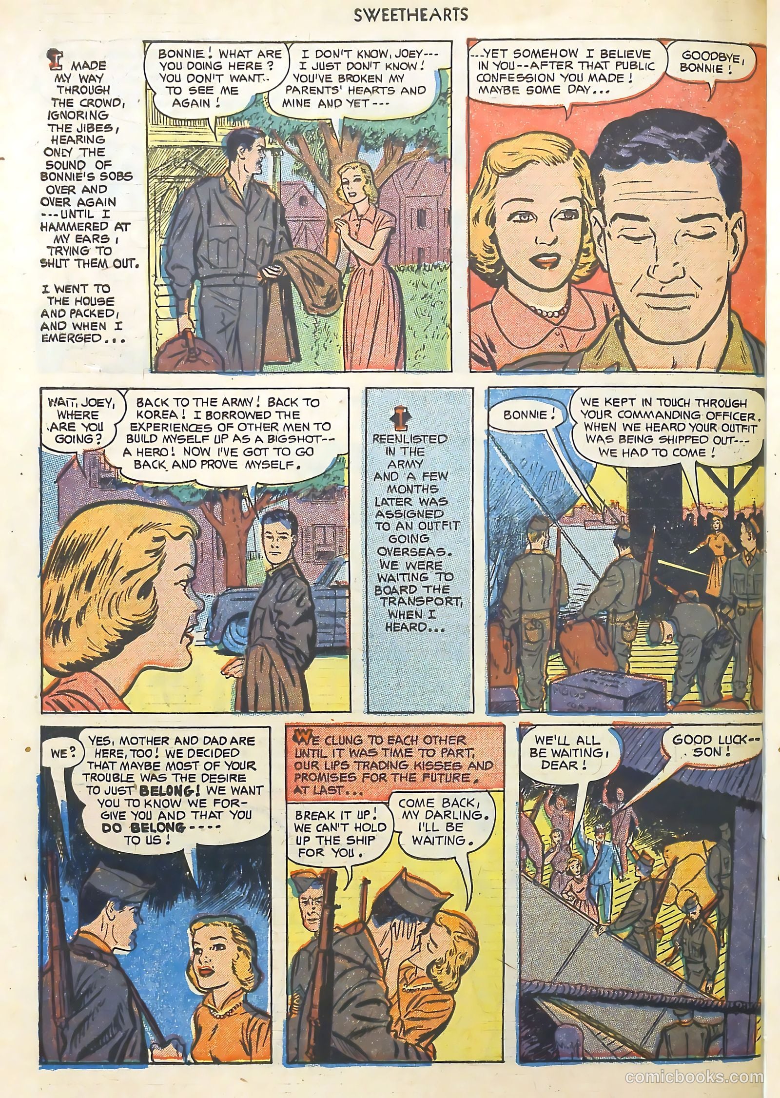 Sweethearts #115 (1952) — page 34 of 36